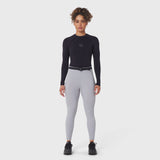 W059. Hybrid Belt-Pack Run Legging - Slate Grey