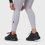 W059. Hybrid Belt-Pack Run Legging - Slate Grey