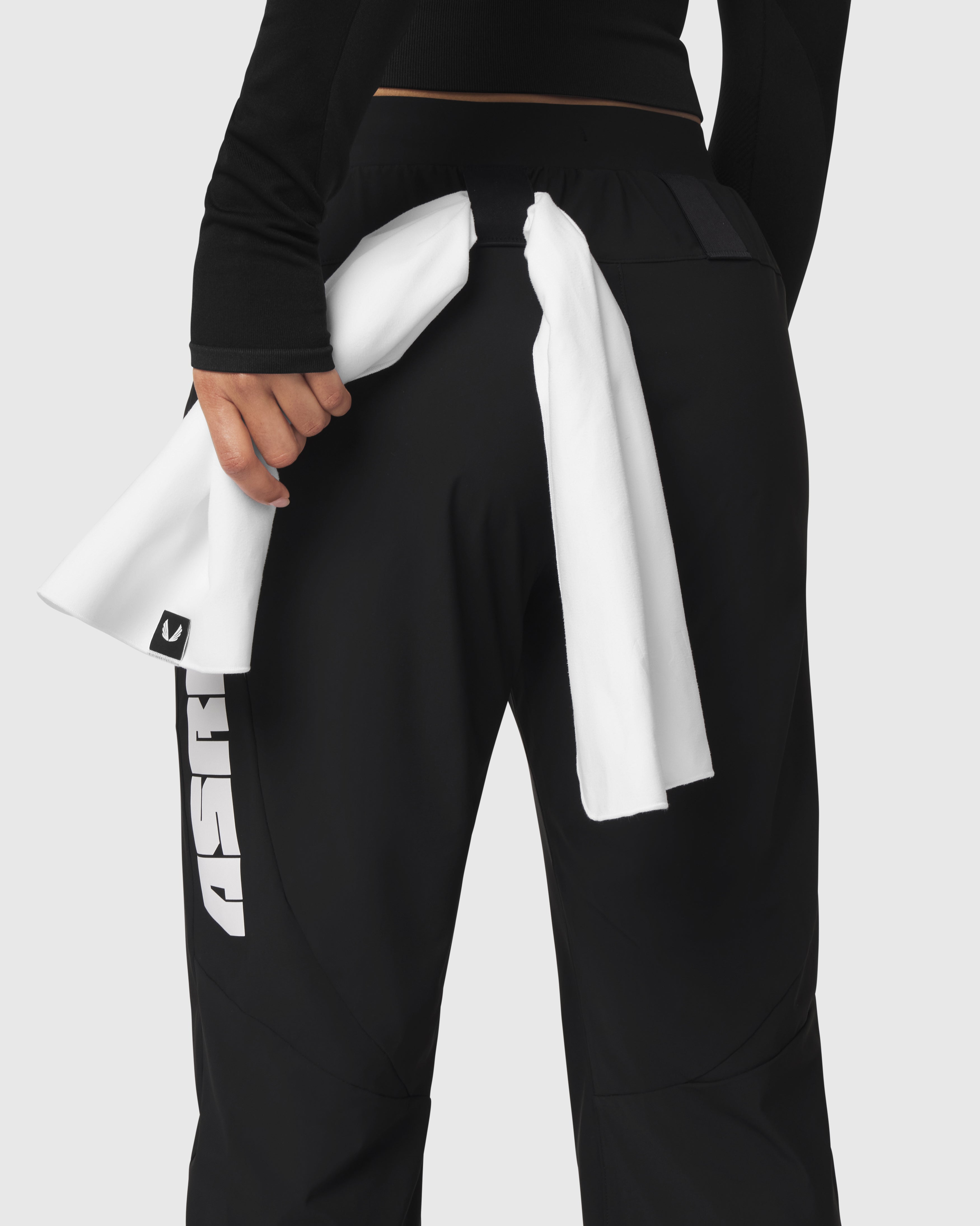 W109. Tetra-Lite® Cuffed Training Jogger - Black "Blade"