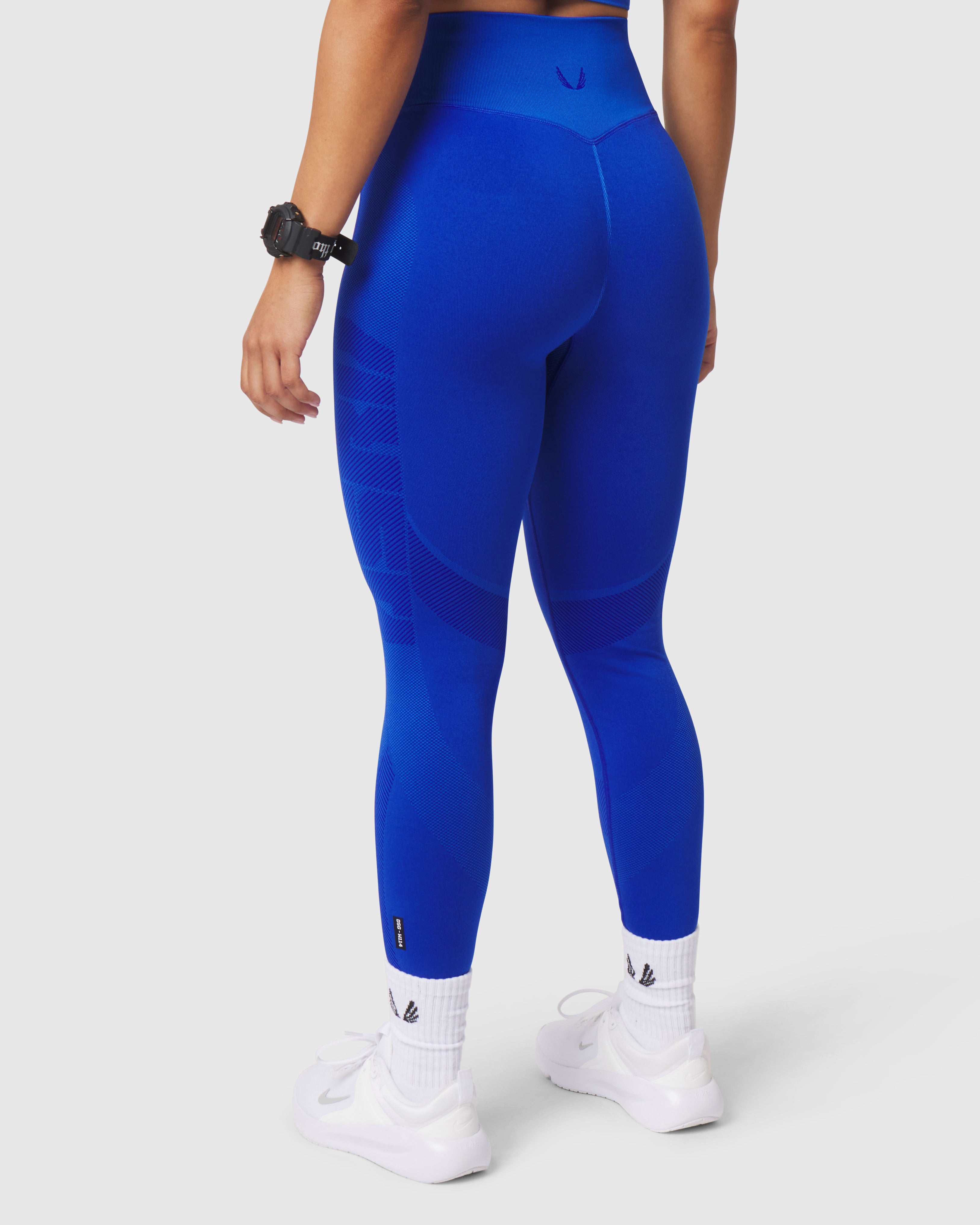 W114. Seamless Legging - Electric Blue