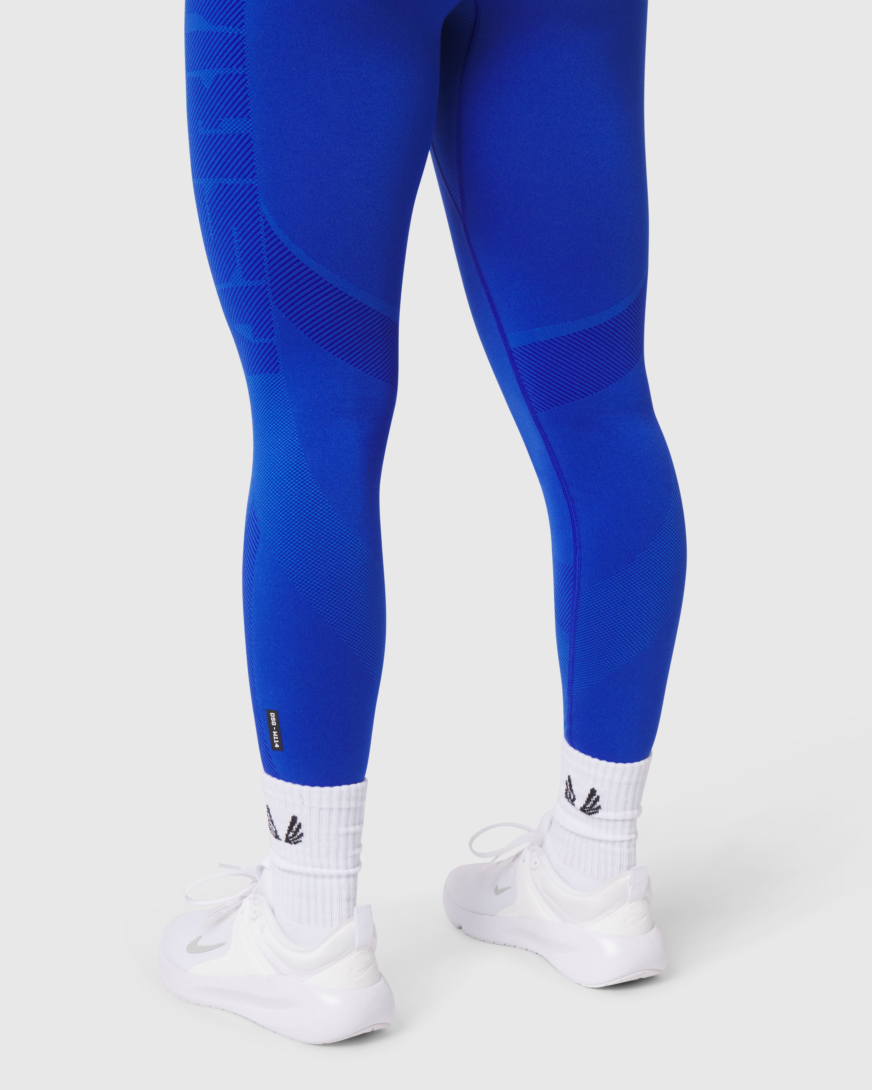 W114. Seamless Legging - Electric Blue