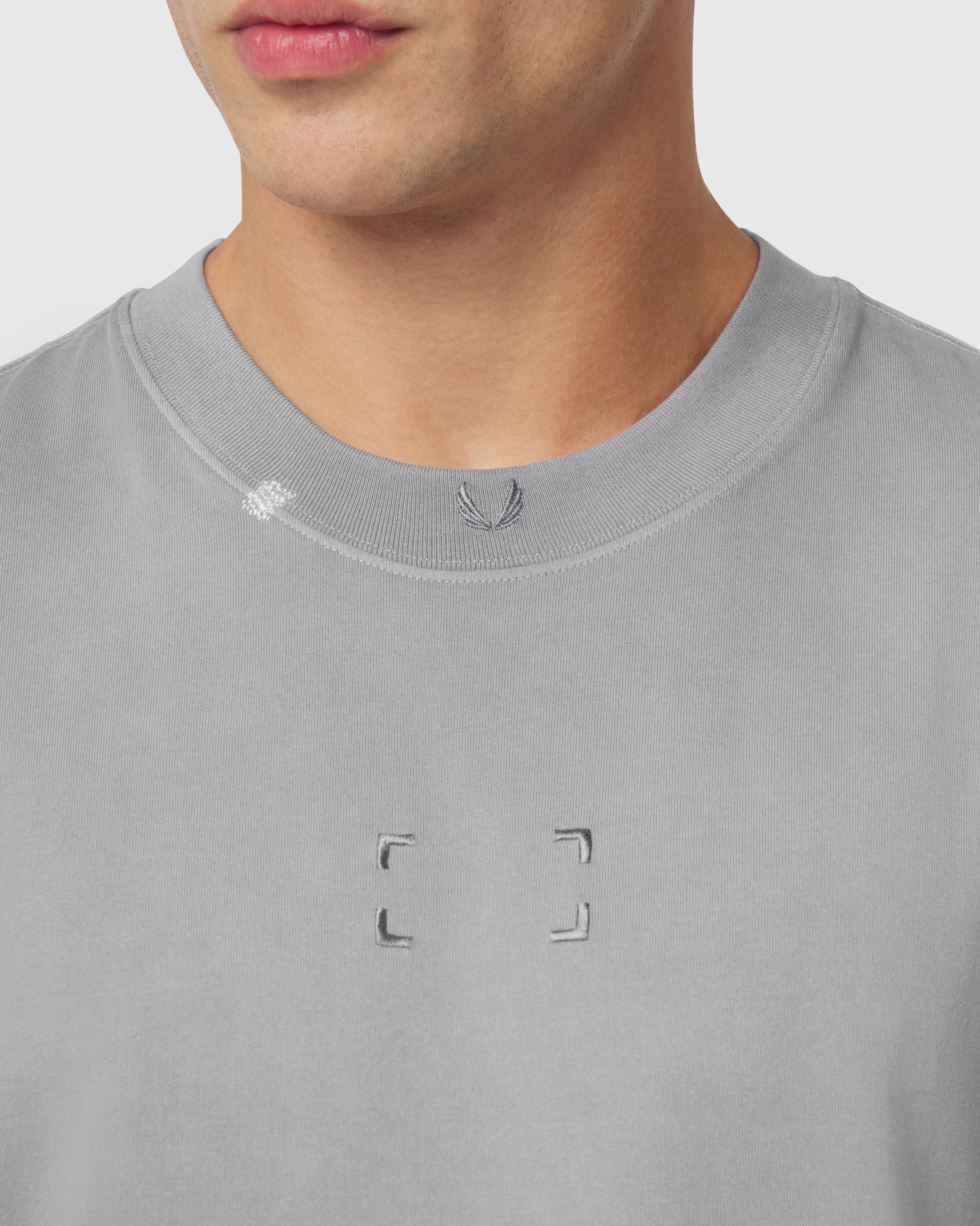 0807. Tech Essential™ Relaxed Cutoff - Slate Grey Sun Fade