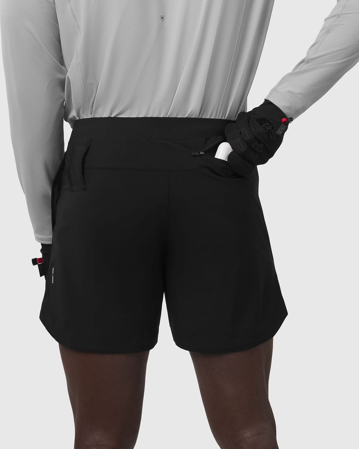0823. Tetra-Lite® 7" Linerless Short - Black "8 ASRV"