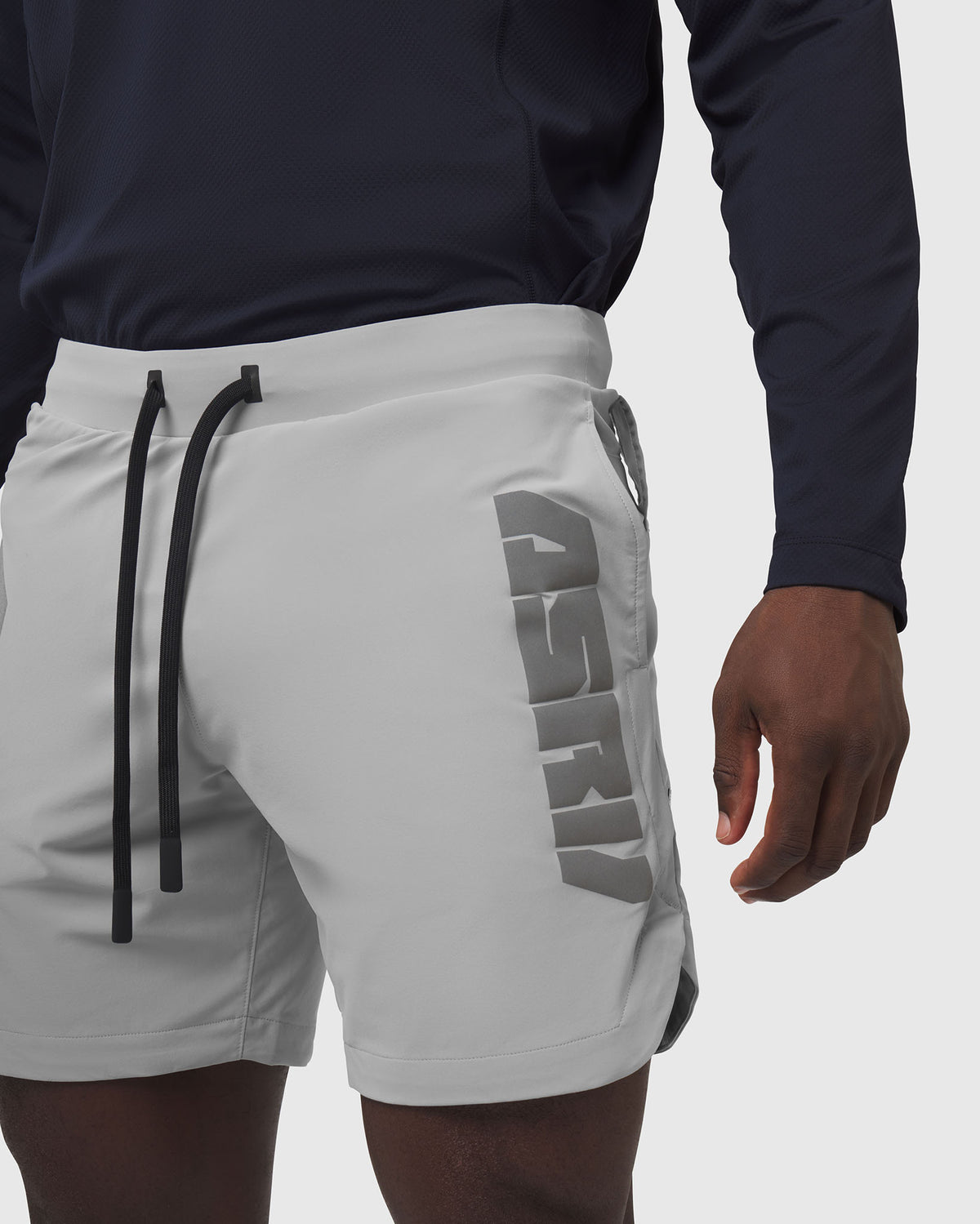0823. Tetra-Lite® 7" Linerless Short - Slate Grey "8 ASRV"