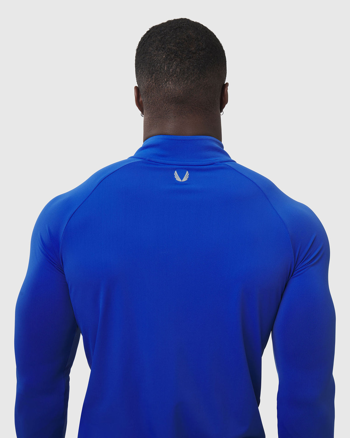 0906. Thermal Training Quarter Zip - Electric Blue "Cyber"