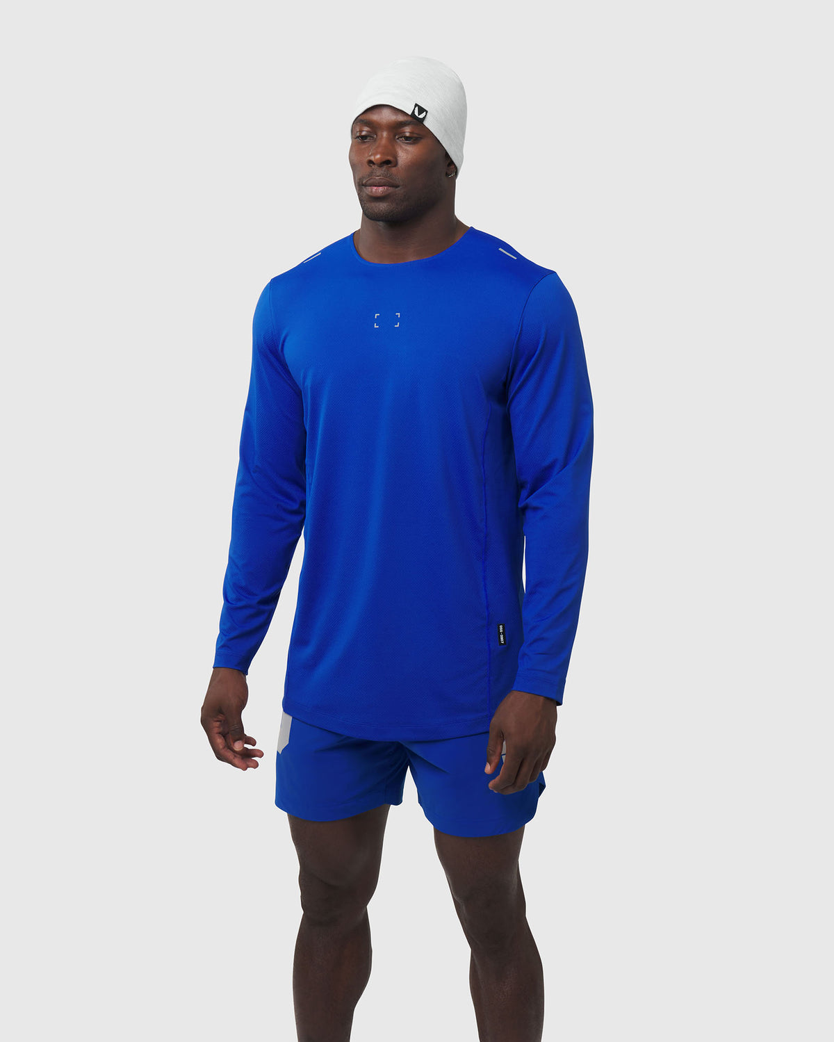 0907. AeroSilver® Training Long Sleeve - Electric Blue "Space Bracket"