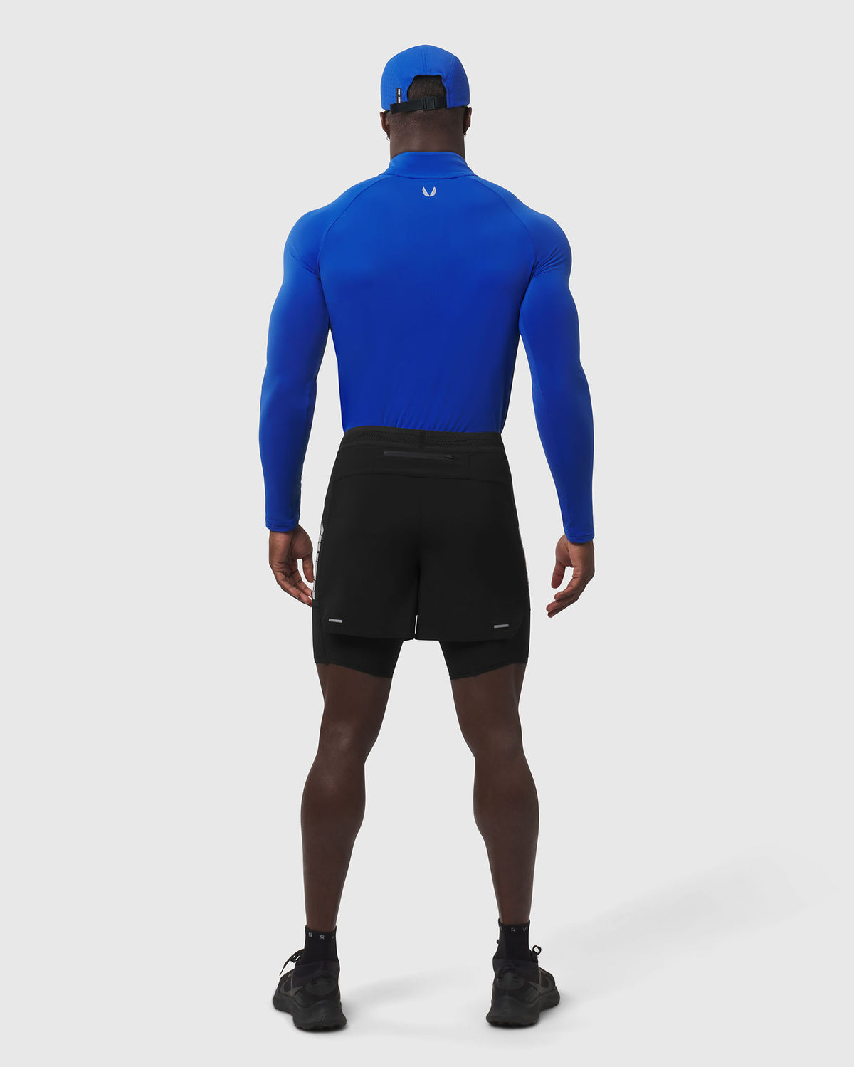 0953. Aerotex™ Hybrid Liner Short - Black/Black "Blade"