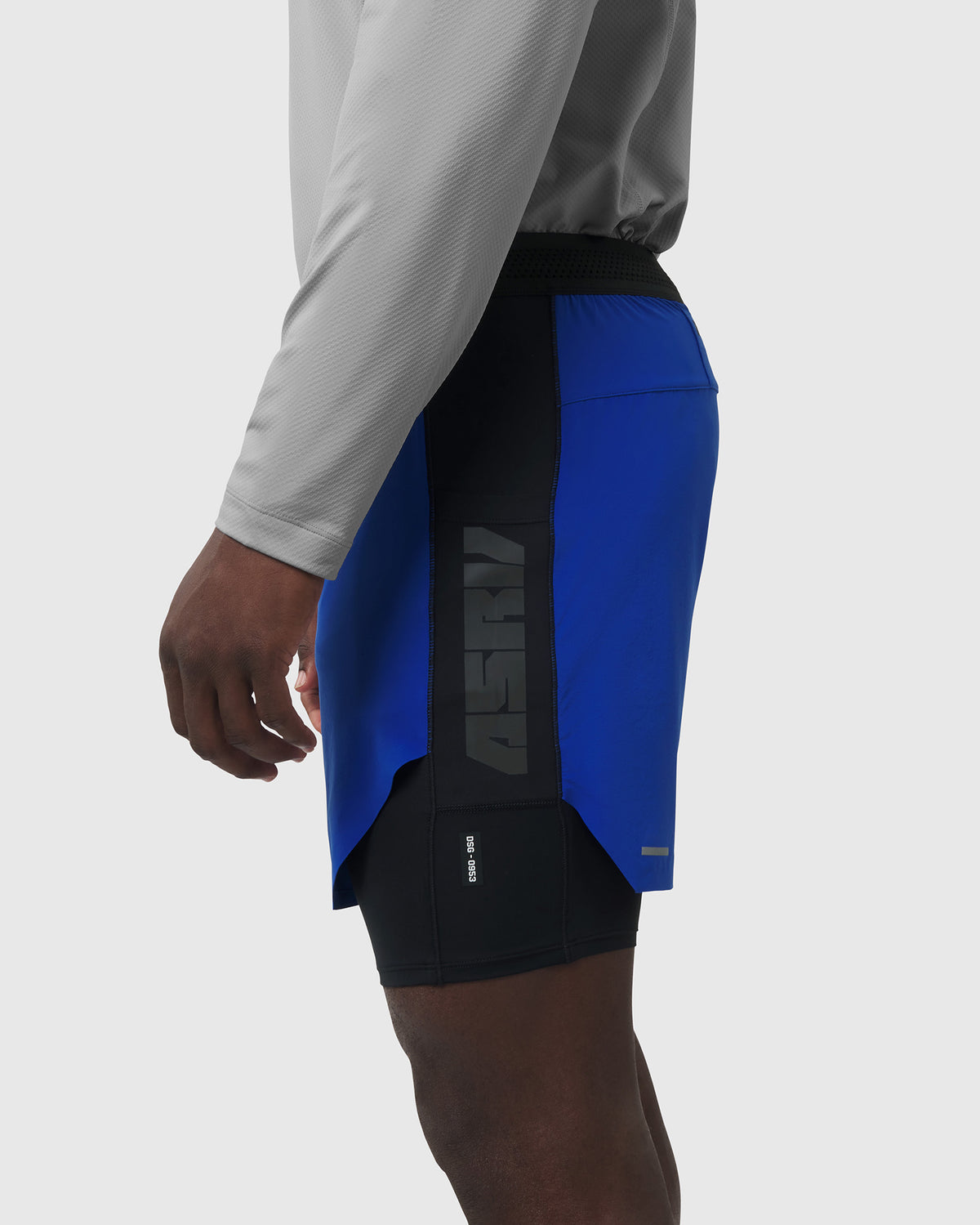 0953. Aerotex™ Hybrid Liner Short - Electric Blue/Black"Blade"
