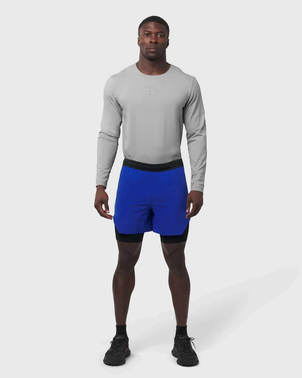 0953. Aerotex™ Hybrid Liner Short - Electric Blue/Black"Blade"