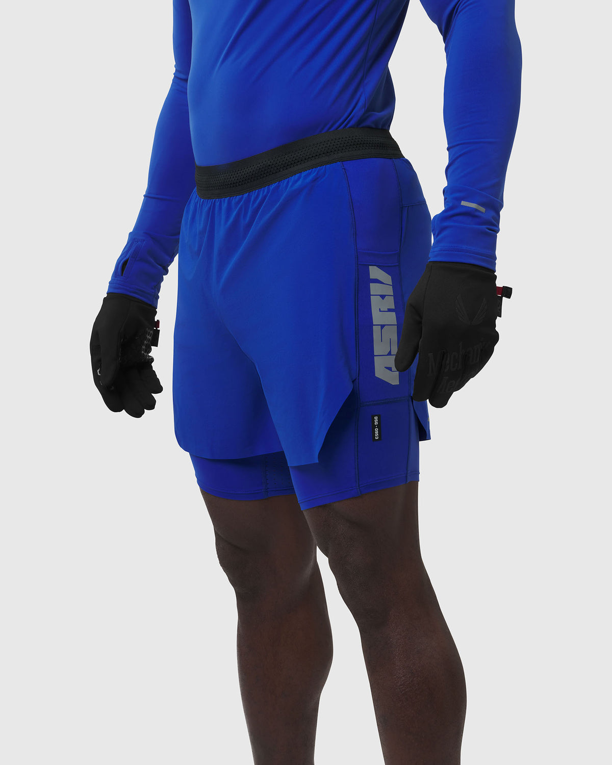 0953. Aerotex™ Hybrid Liner Short - Electric Blue/Electric Blue "Blade"