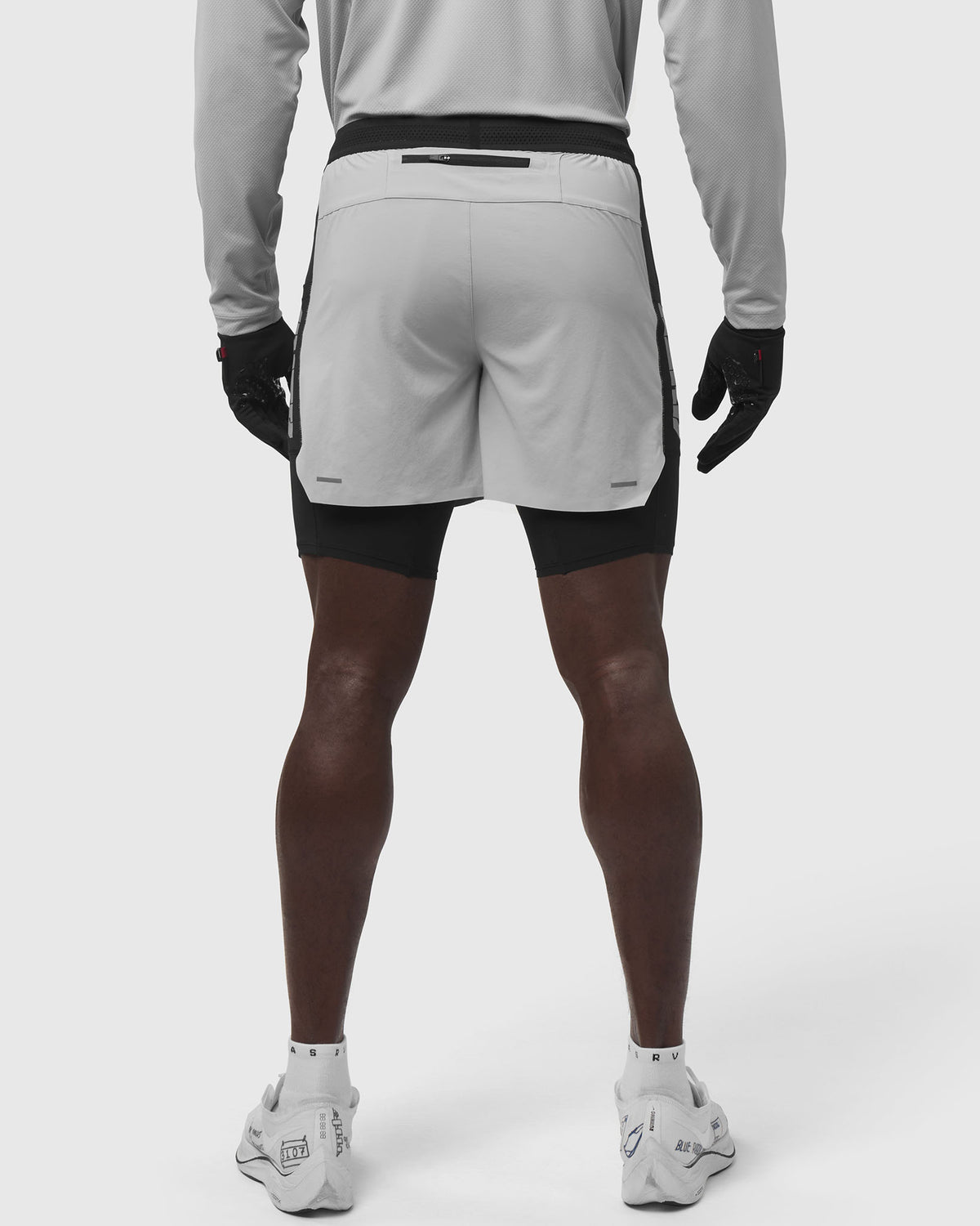 0953. Aerotex™ Hybrid Liner Short - Slate Grey/Black "Blade"