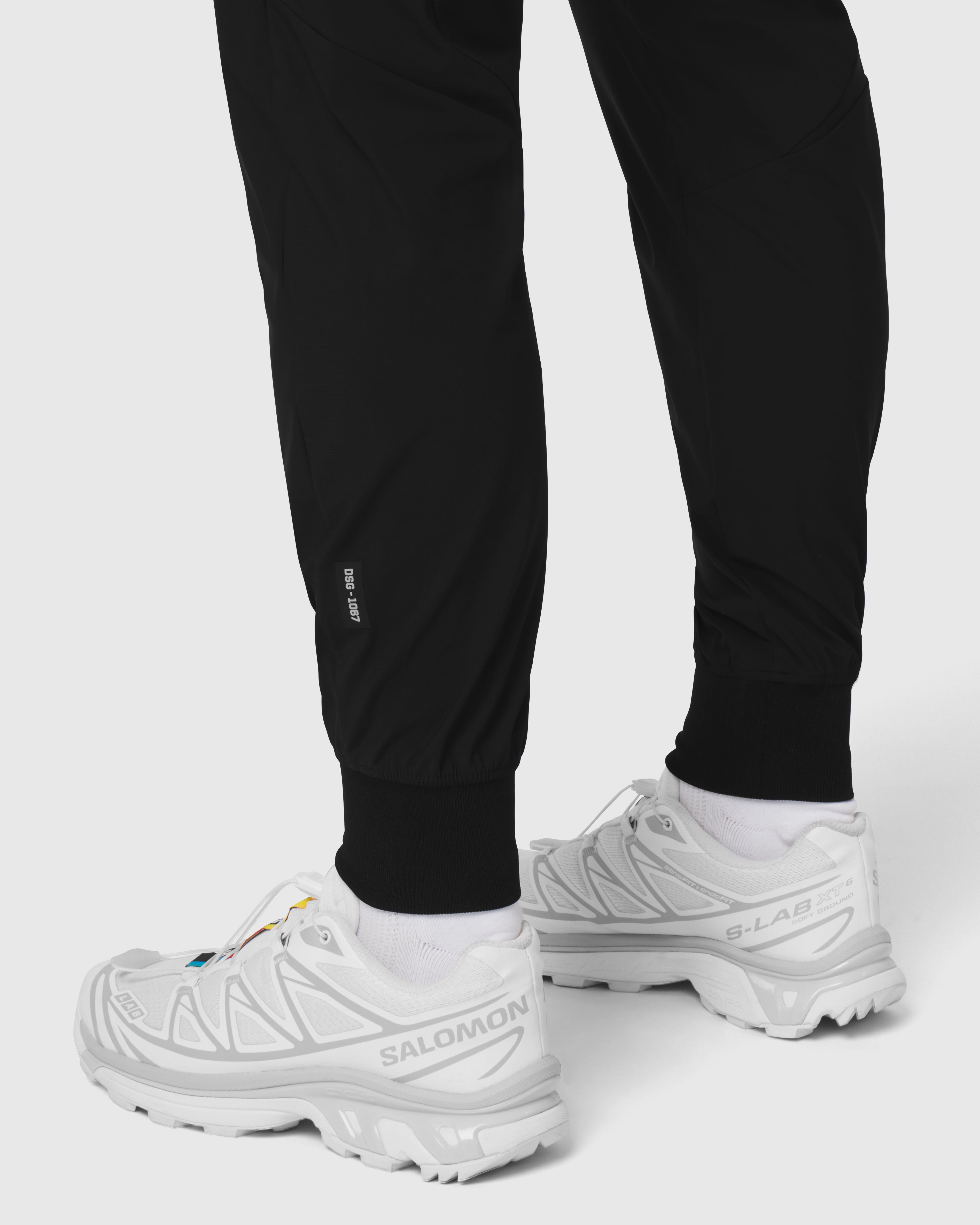1067. Tetra-Lite® Cuffed Training Jogger - Black "Blade"