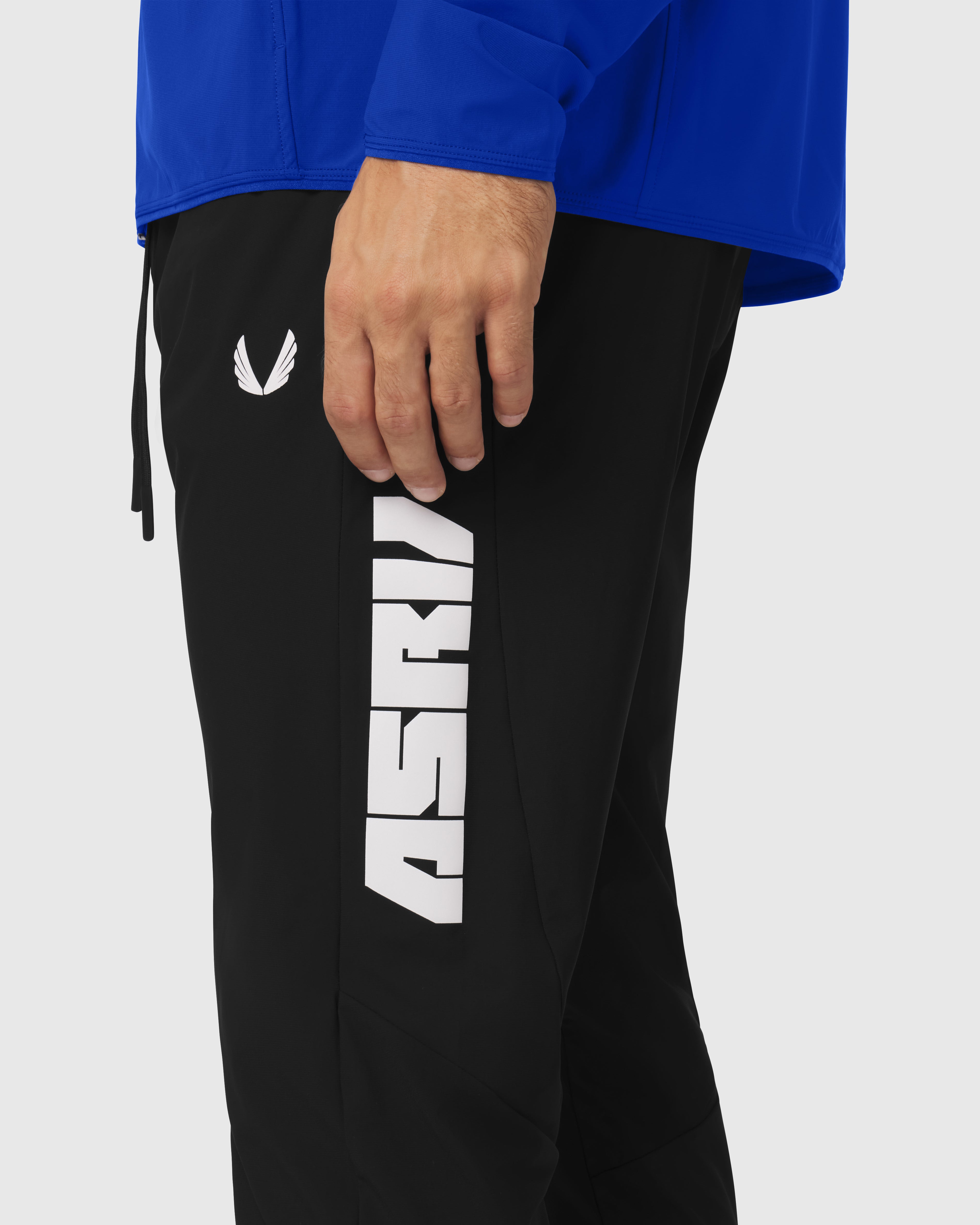 1067. Tetra-Lite® Cuffed Training Jogger - Black "Blade"