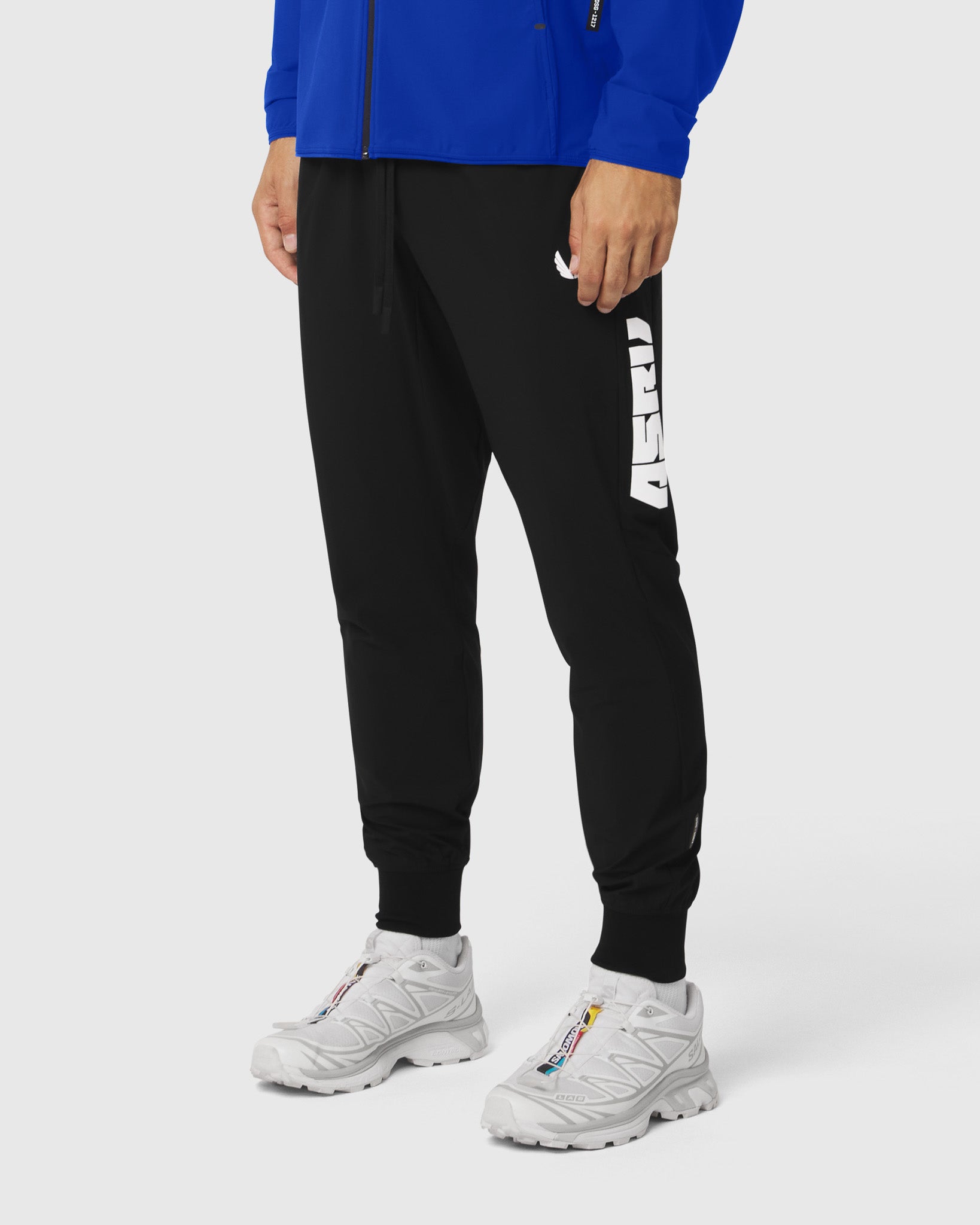 1067. Tetra-Lite® Cuffed Training Jogger - Black "Blade"