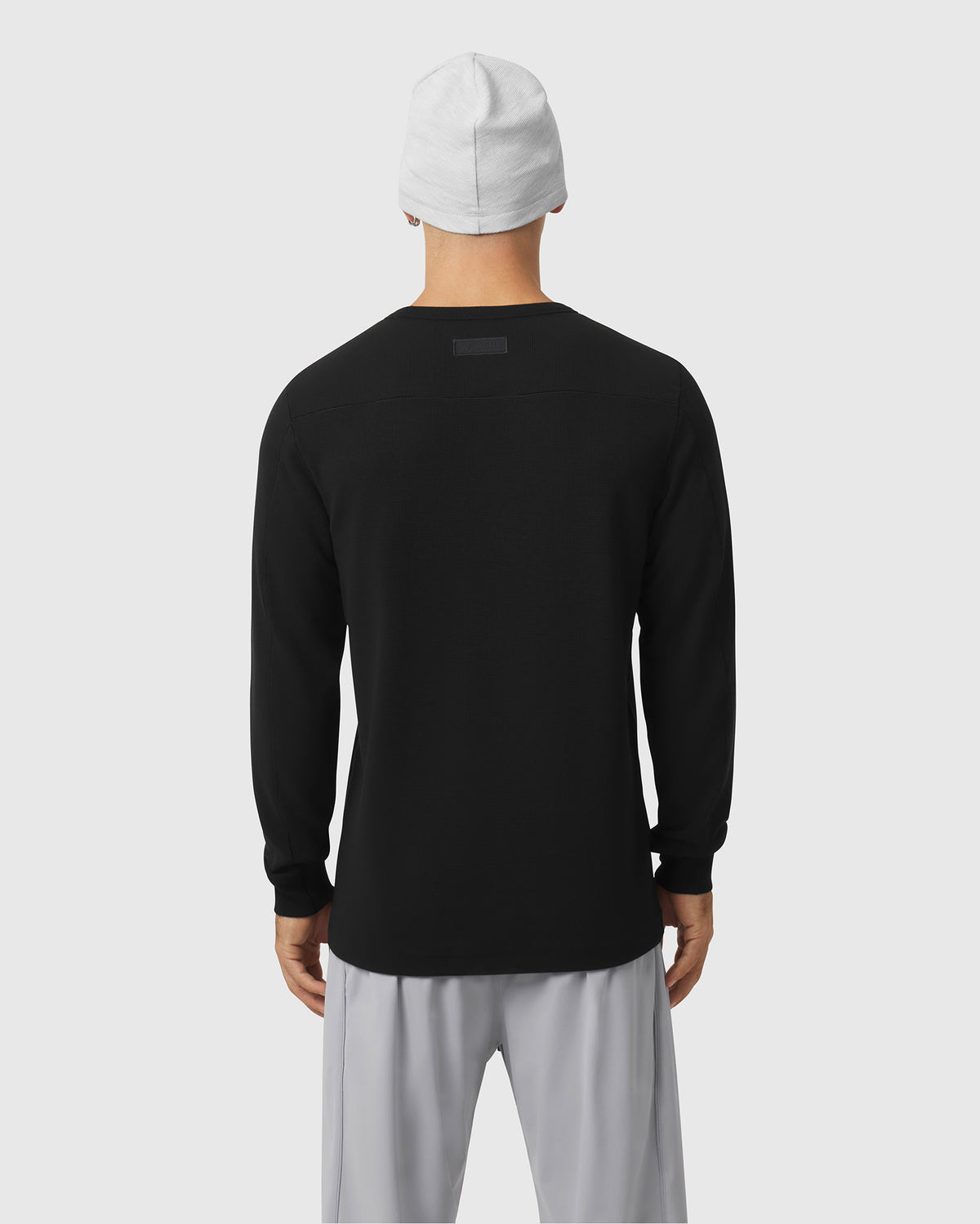 1112. Tech-Waffle™ Longsleeve - Black