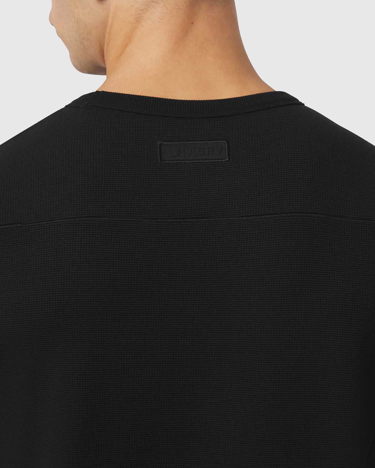 1112. Tech-Waffle™ Longsleeve - Black