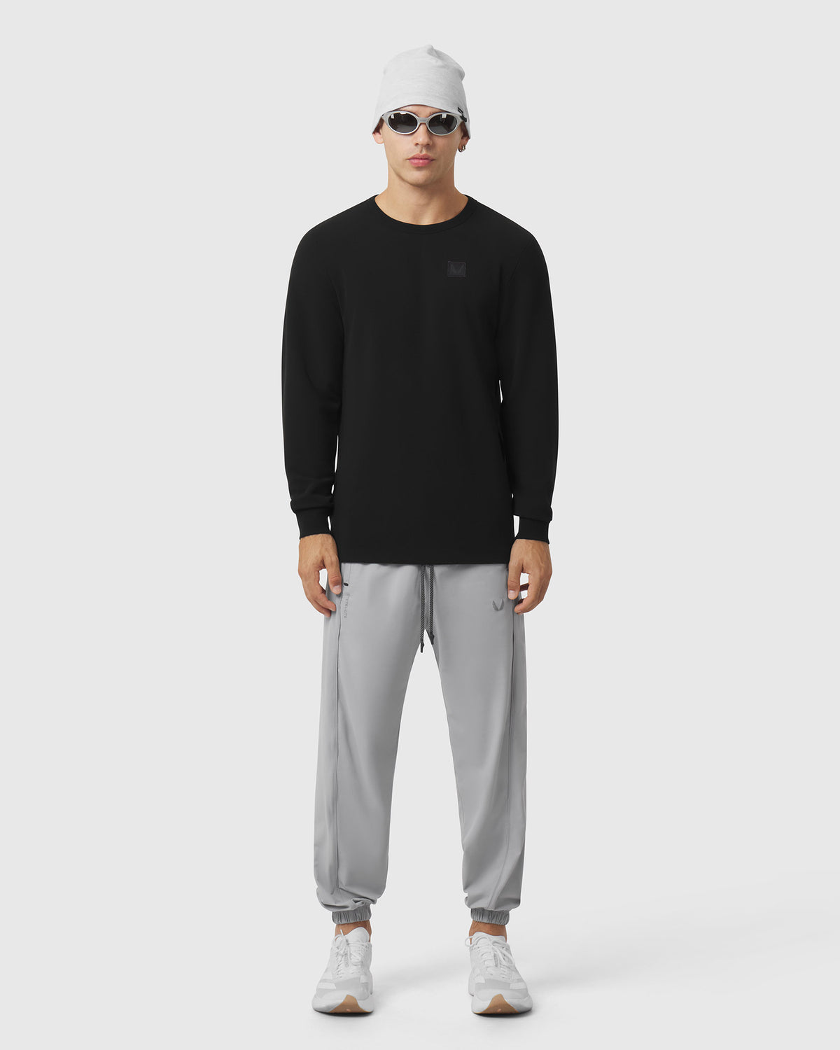 1112. Tech-Waffle™ Longsleeve - Black