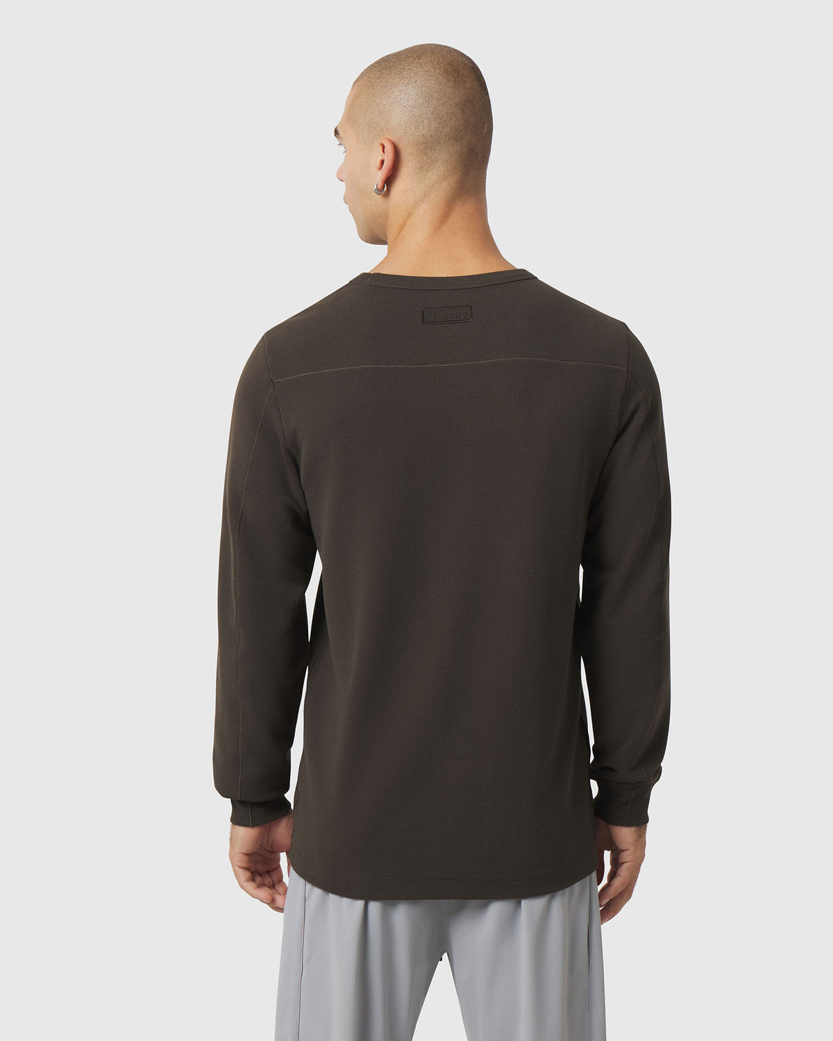 1112. Tech-Waffle™ Longsleeve - Dark Earth