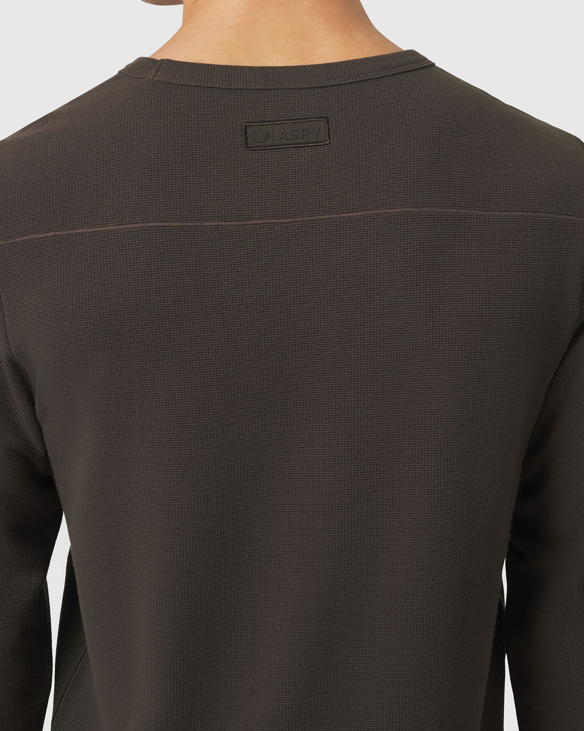 1112. Tech-Waffle™ Longsleeve - Dark Earth