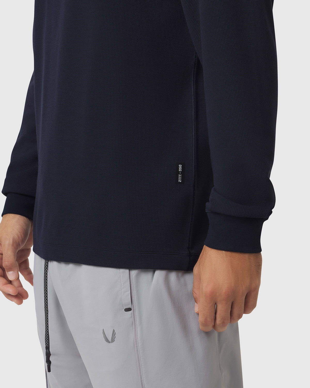 1112. Tech-Waffle™ Longsleeve - Navy