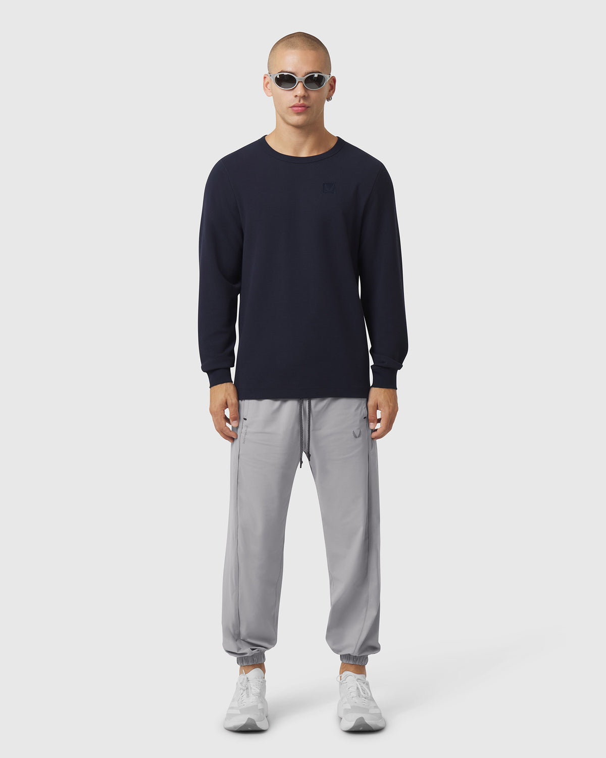 1112. Tech-Waffle™ Longsleeve - Navy