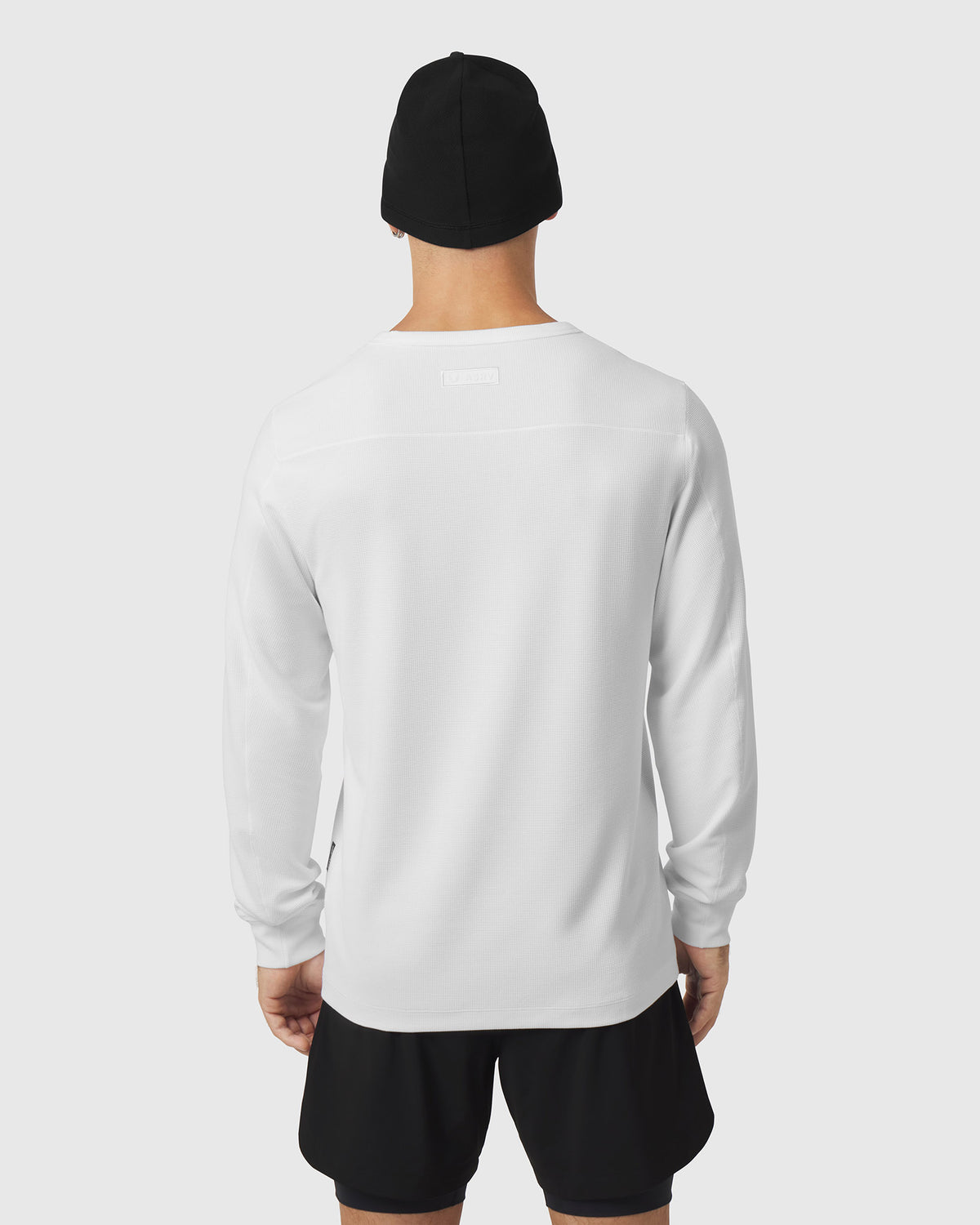 1112. Tech-Waffle™ Longsleeve - White
