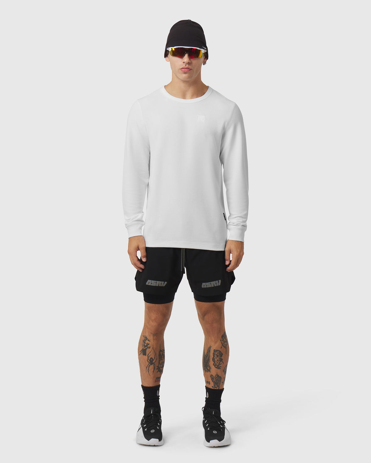 1112. Tech-Waffle™ Longsleeve - White