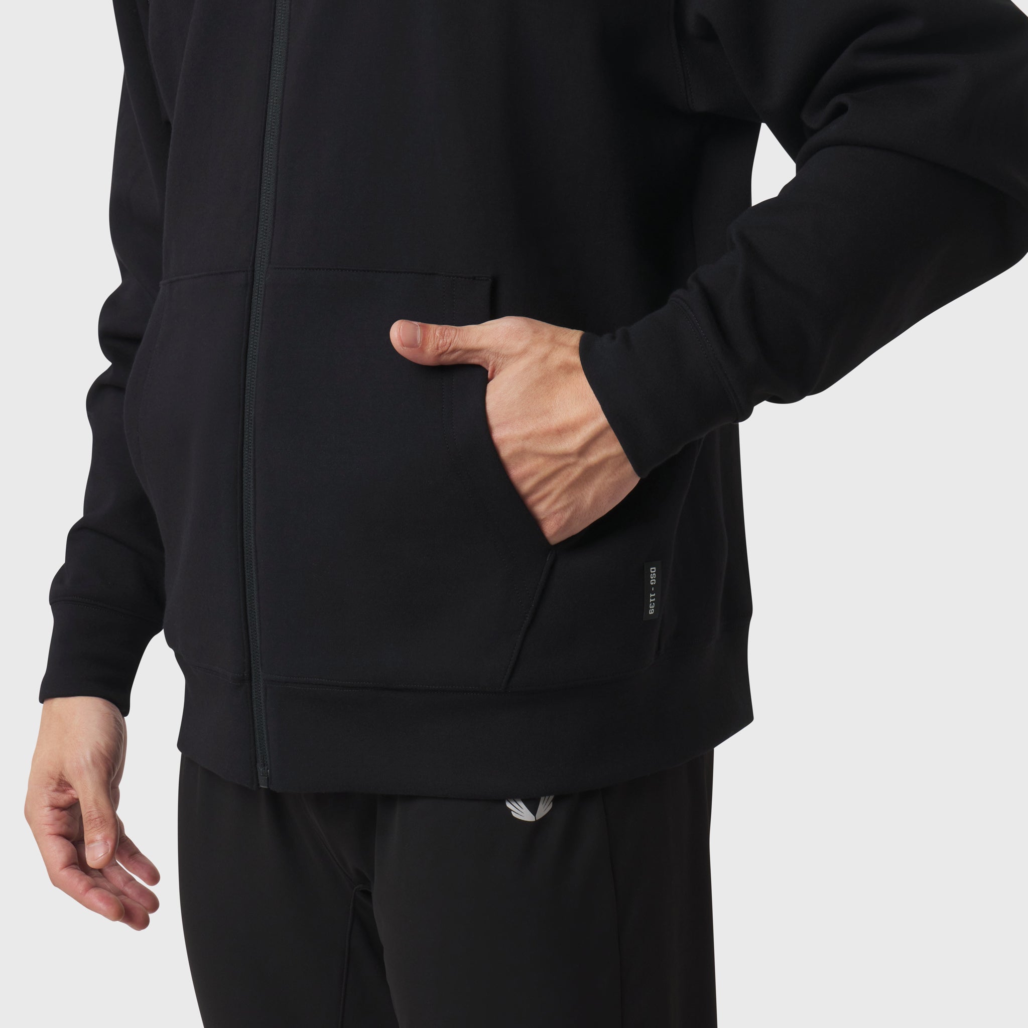 1139. Dri-Core™ Sidelock Full Zip - Black
