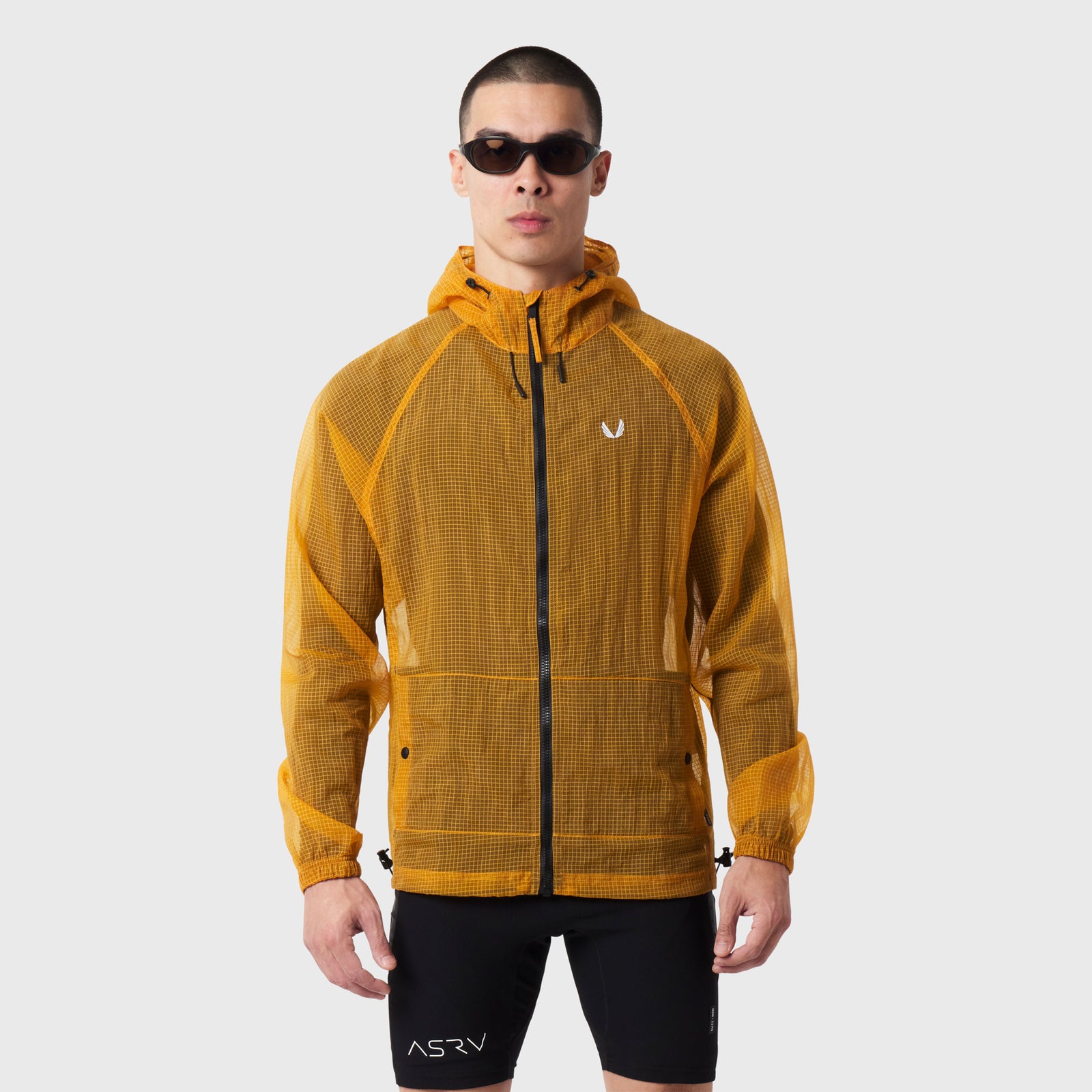 1162. Weather-Ready Transparent Ripstop Shell Jacket - Amber – ASRV