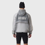 1162. Weather-Ready Transparent Ripstop Shell Jacket - Slate Grey