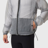 1162. Weather-Ready Transparent Ripstop Shell Jacket - Slate Grey