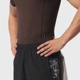 1164. LYCRA® ADAPTIV Baselayer Shortsleeve - Dark Earth