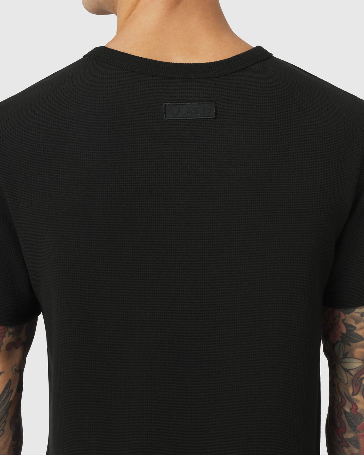 1202. Tech-Waffle™ Tee - Black
