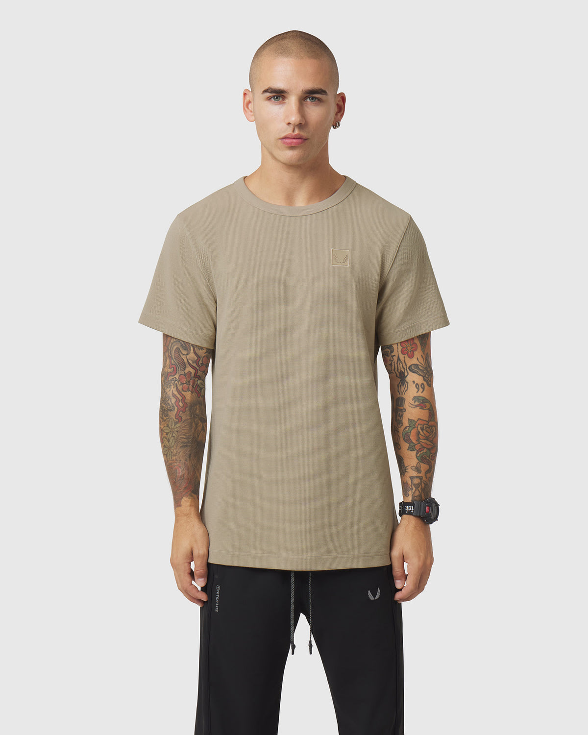 1202. Tech-Waffle™ Tee - Khaki