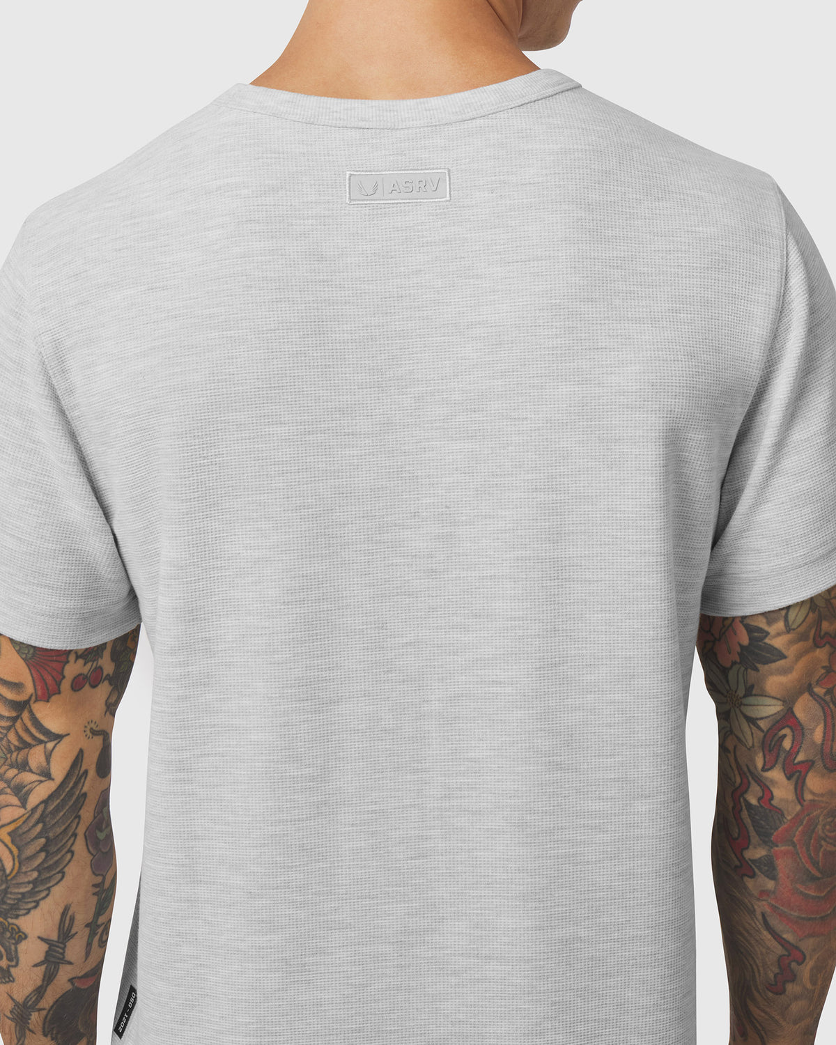 1202. Tech-Waffle™ Tee - Heather Grey