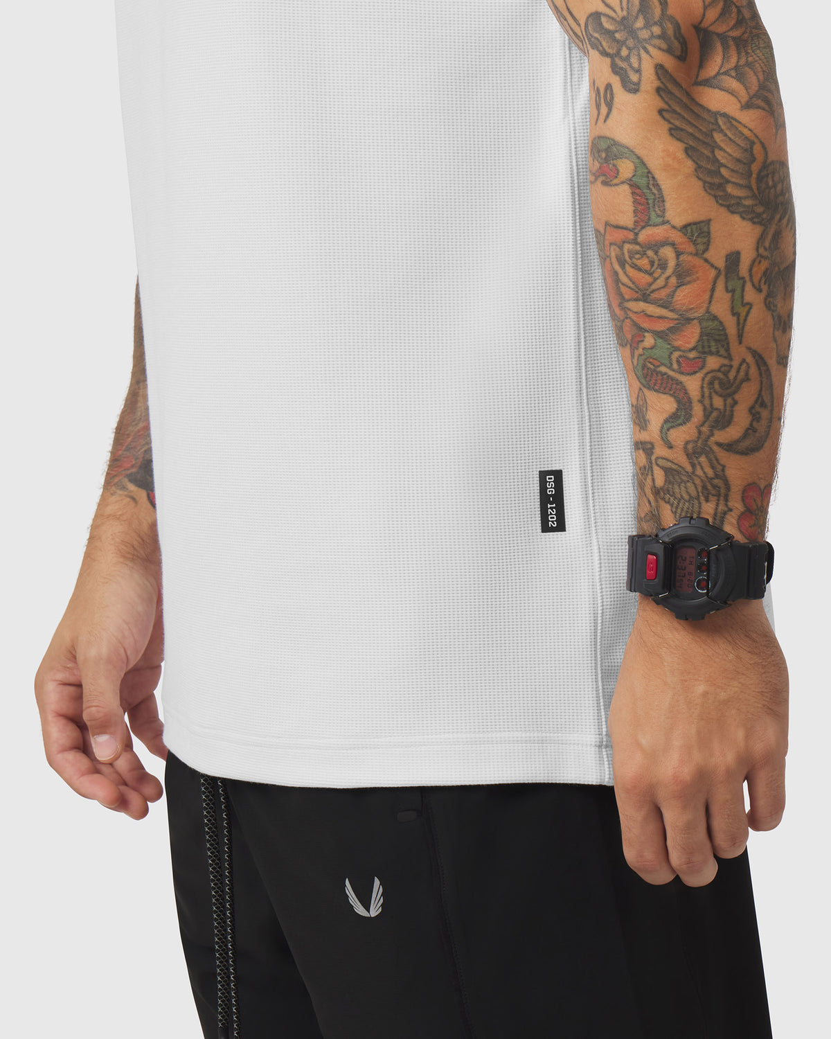 1202. Tech-Waffle™ Tee - White