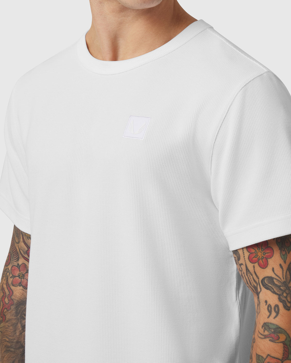 1202. Tech-Waffle™ Tee - White