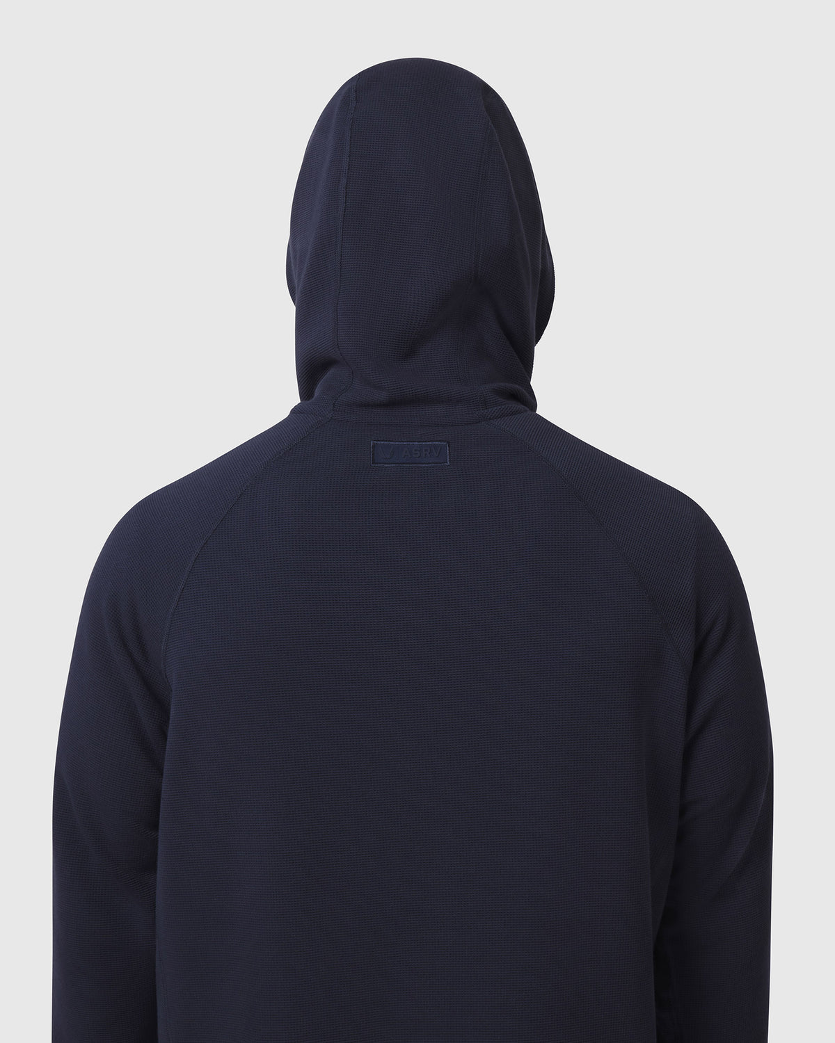 1205. Tech-Waffle™ Quarter Zip Hoodie - Navy