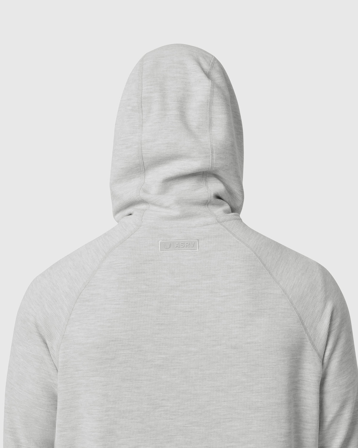 1205. Tech-Waffle™ Quarter Zip Hoodie - Heather Grey