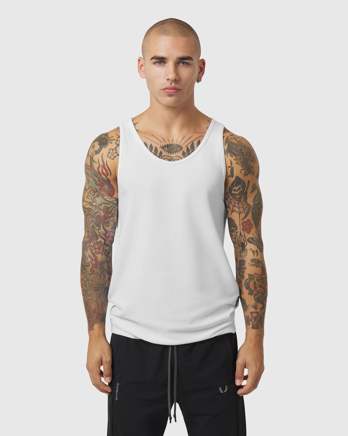 1207. Tech-Waffle™ Slim Tank - White