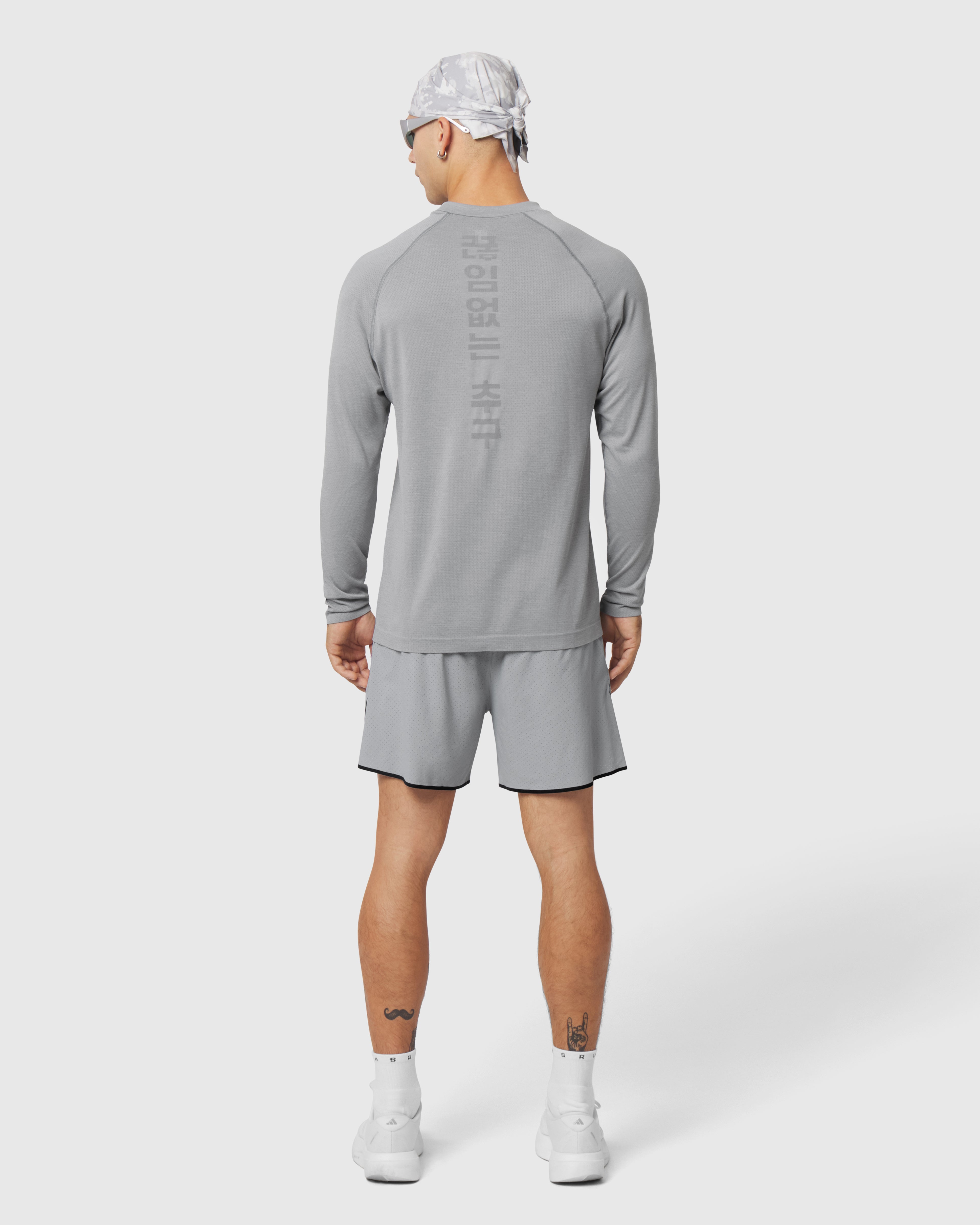 1214. Seamless Training Long Sleeve - Slate Grey