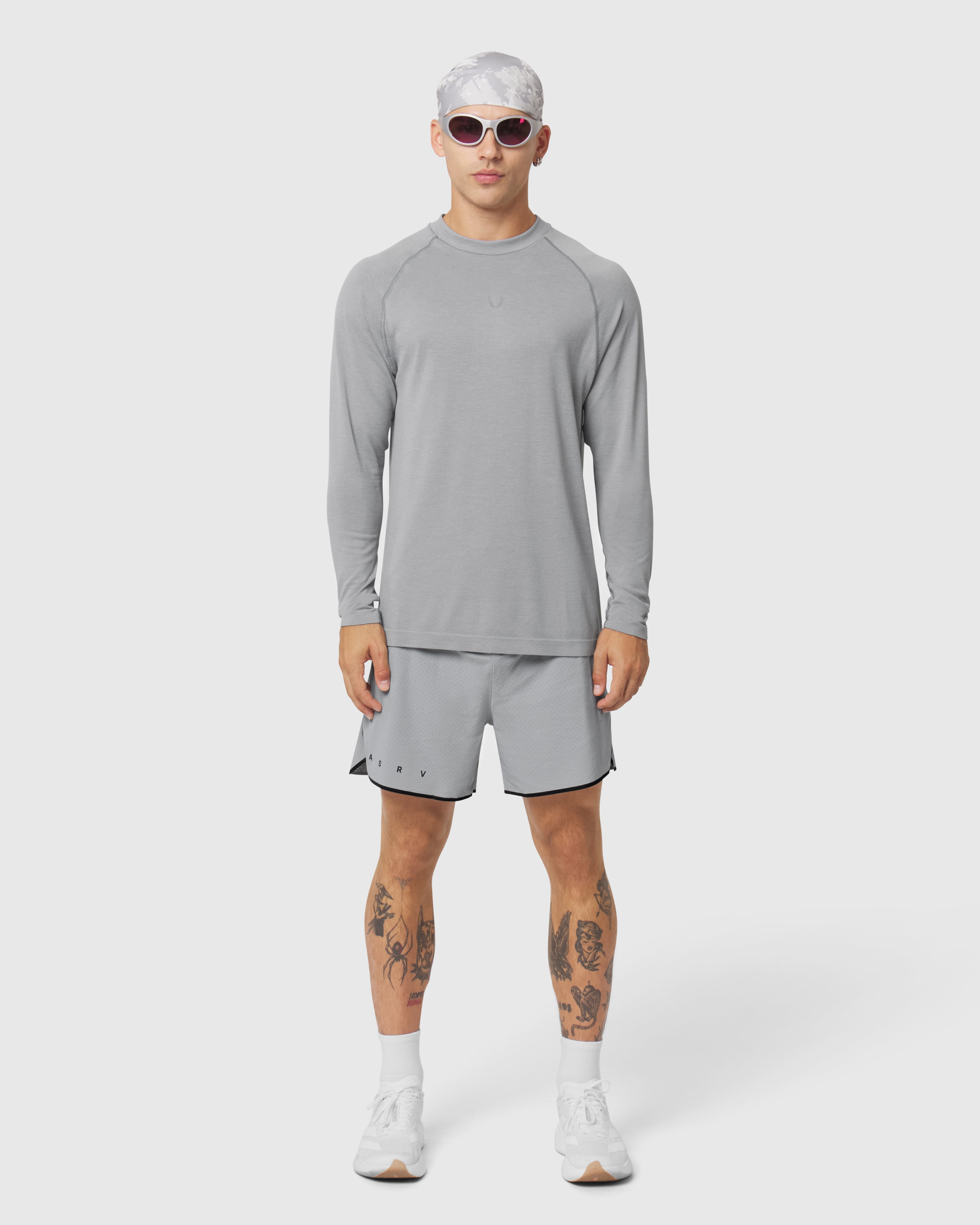 1214. Seamless Training Long Sleeve - Slate Grey