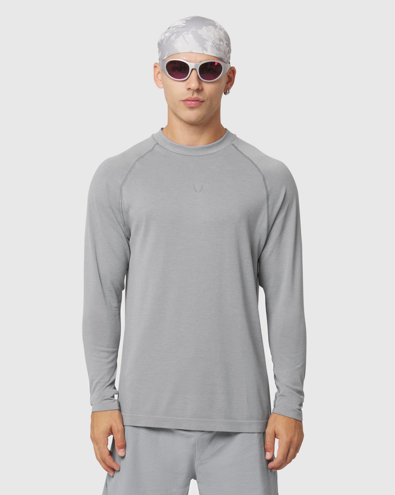 1214. Seamless Training Long Sleeve - Slate Grey
