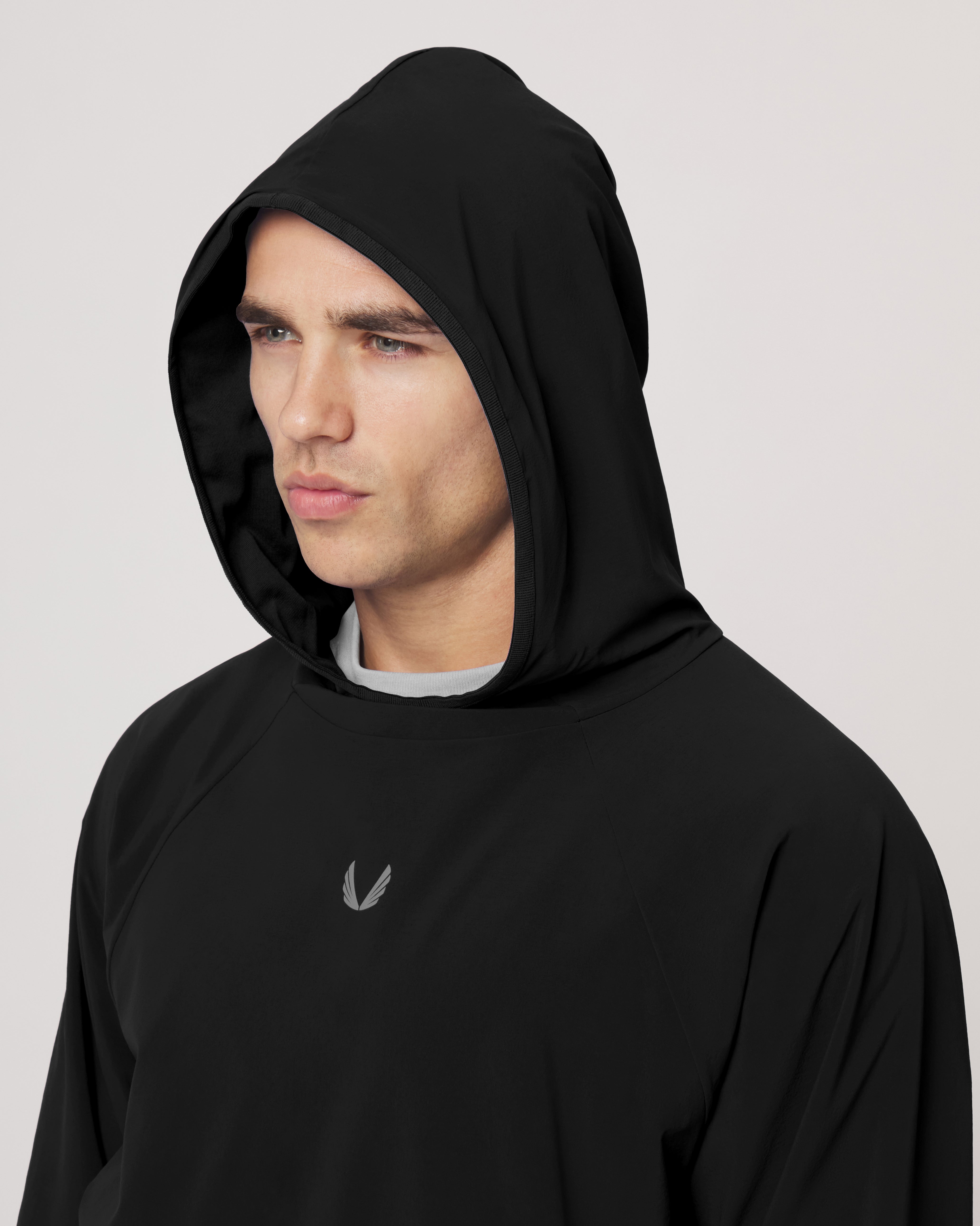 1216. Aerotex™ Reversible Hoodie - Black