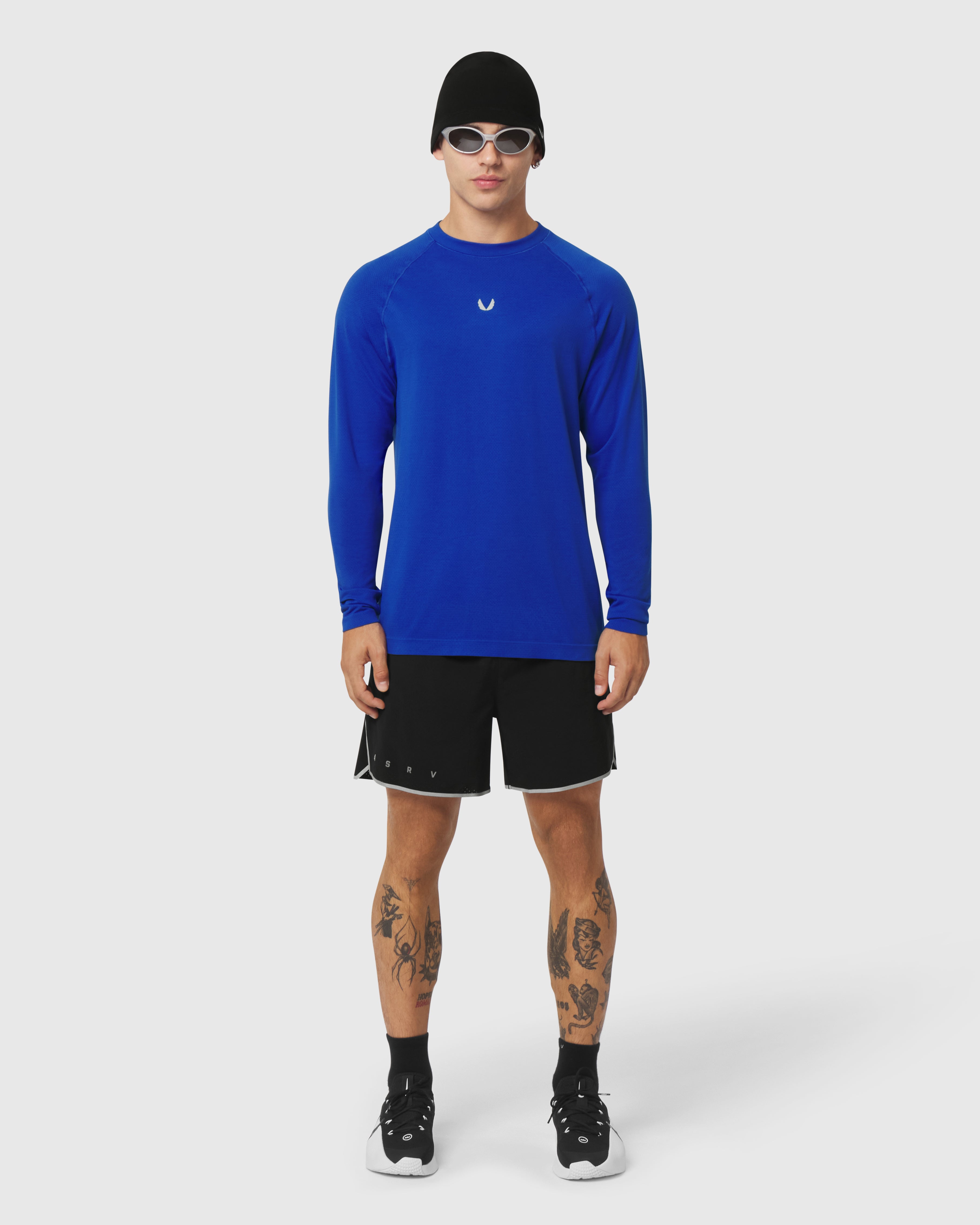 1219. Aerotex™ Perforated Linerless Short - Black