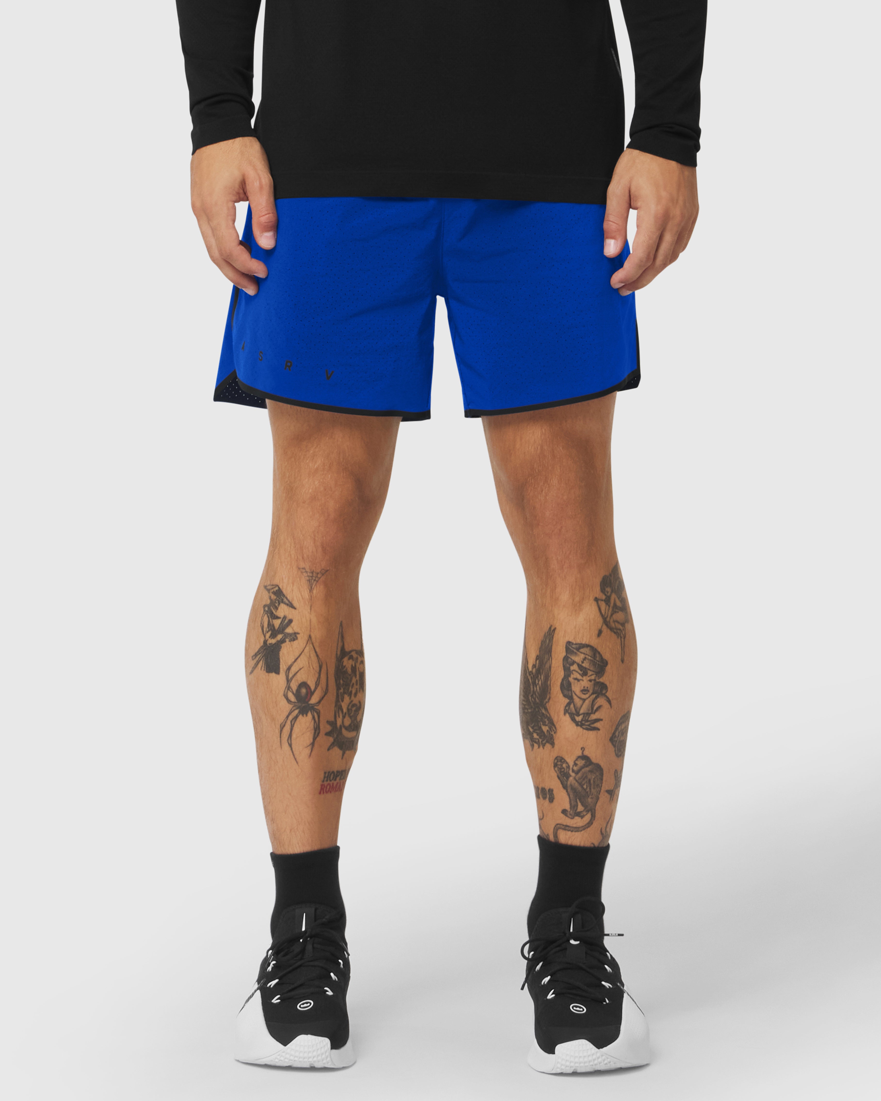 1219. Aerotex™ Perforated Linerless Short - Electric Blue