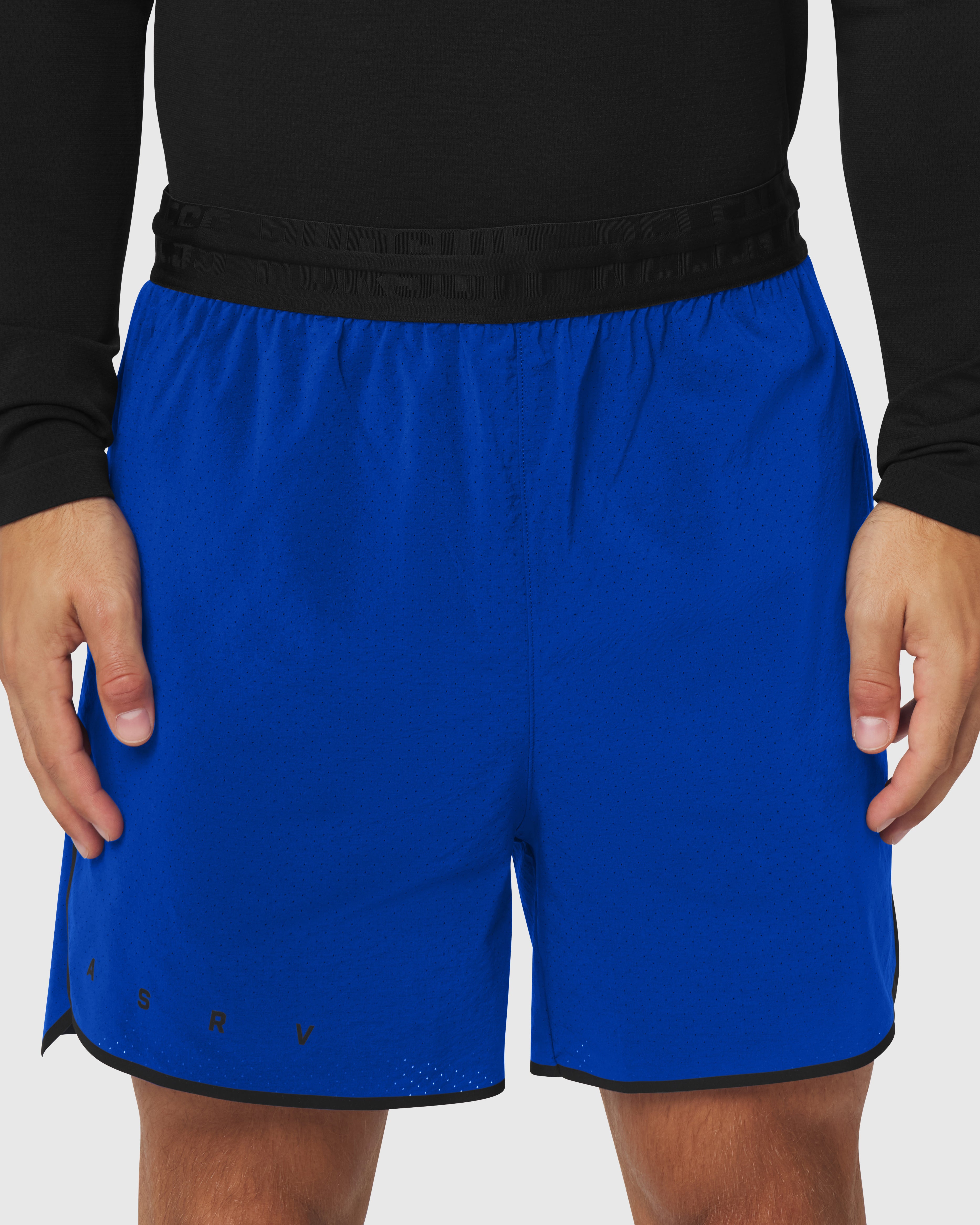 1219. Aerotex™ Perforated Linerless Short - Electric Blue