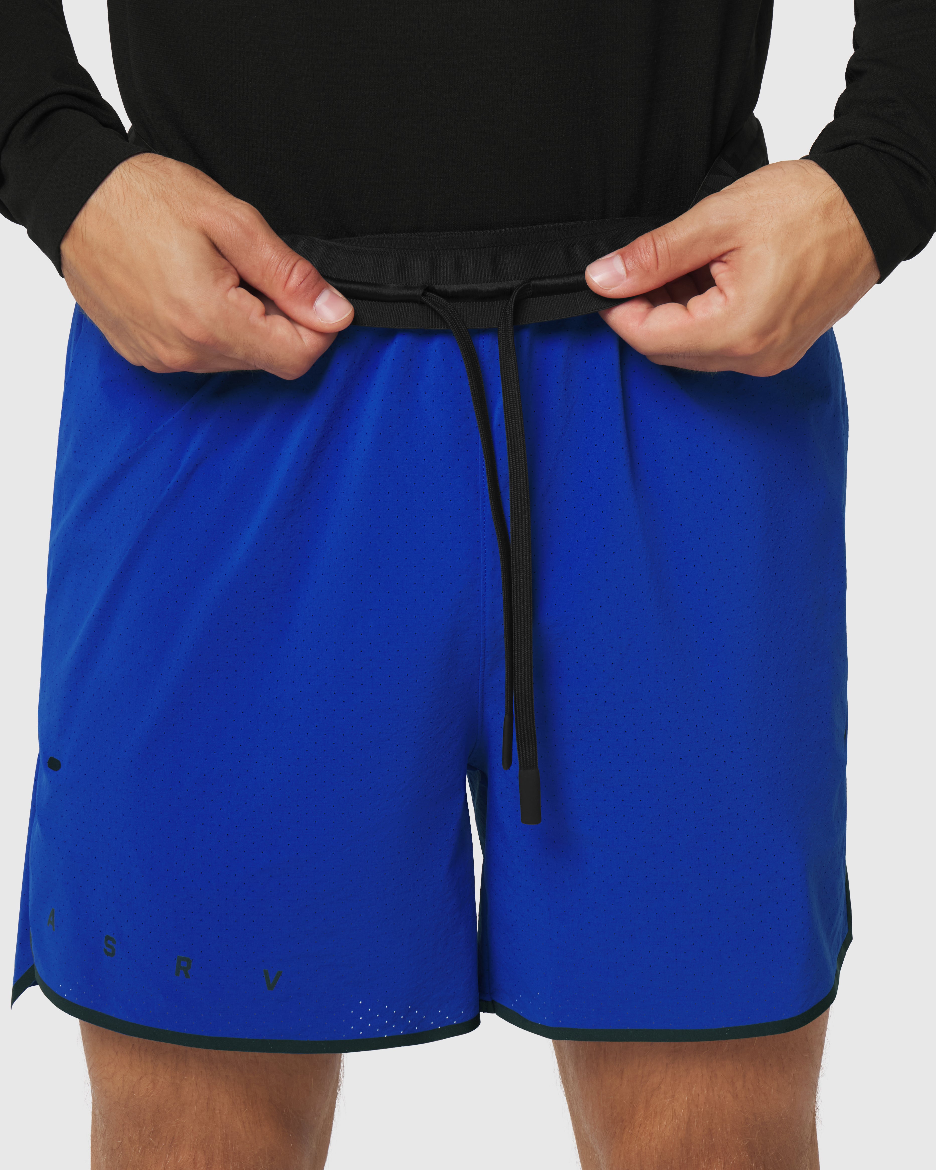 1219. Aerotex™ Perforated Linerless Short - Electric Blue