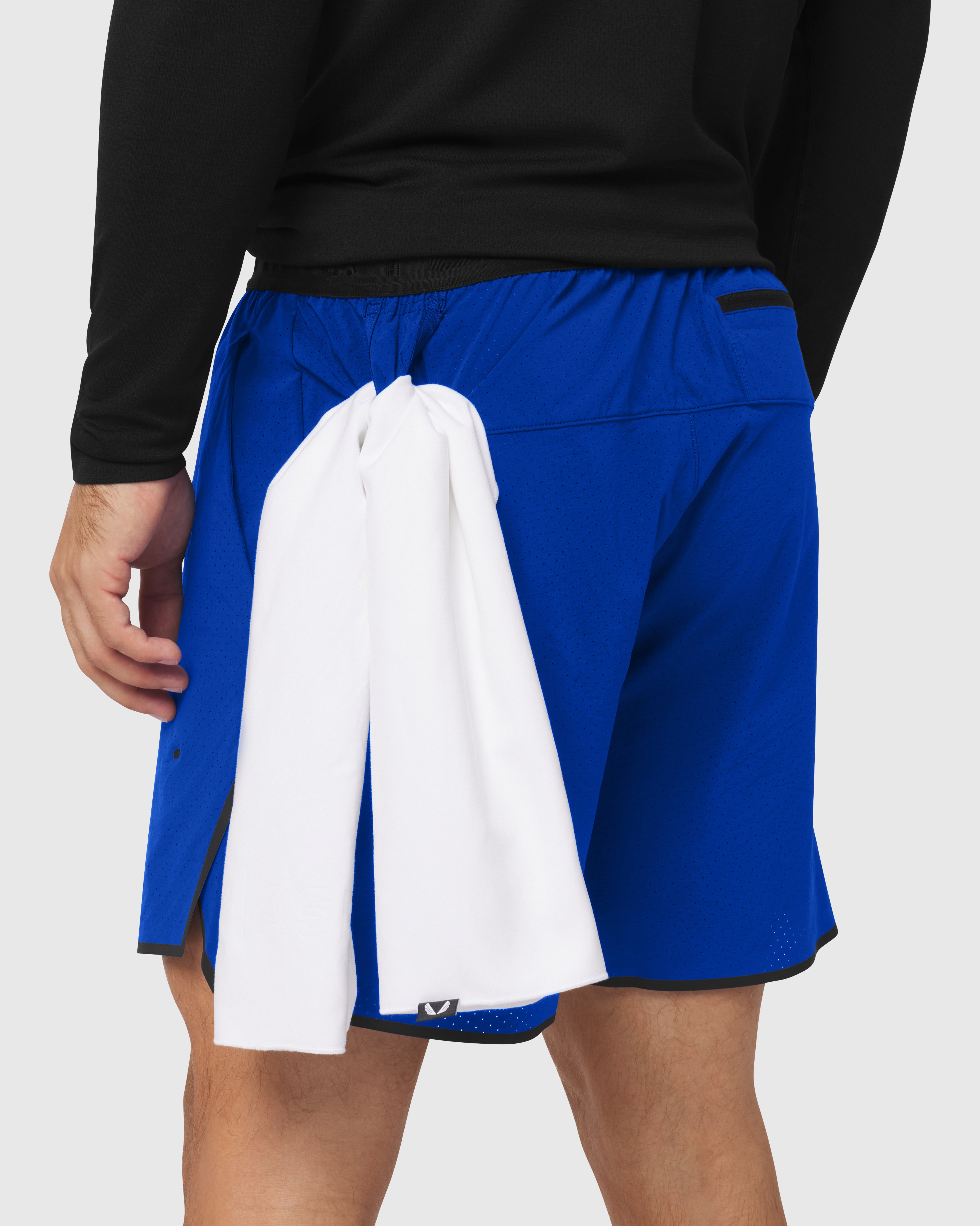 1219. Aerotex™ Perforated Linerless Short - Electric Blue