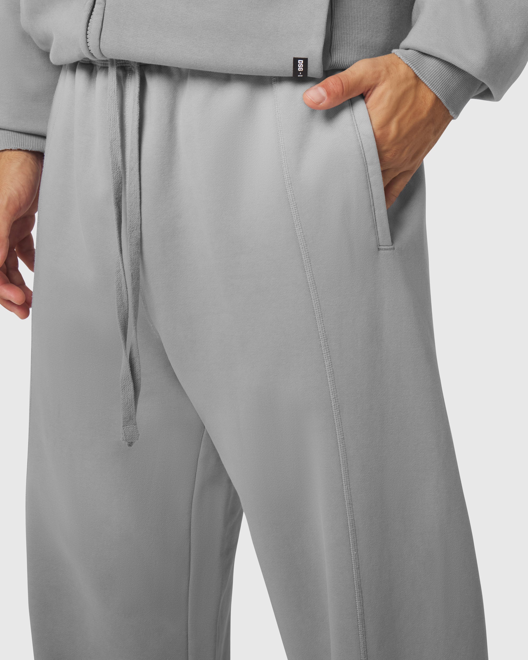 1221. Tech Essential™ Cinch Sweatpants - Slate Grey Sun Fade